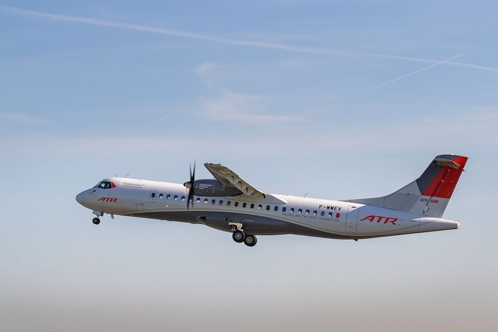 ATR 72-600 with Pratt & Whitney SAF Engines