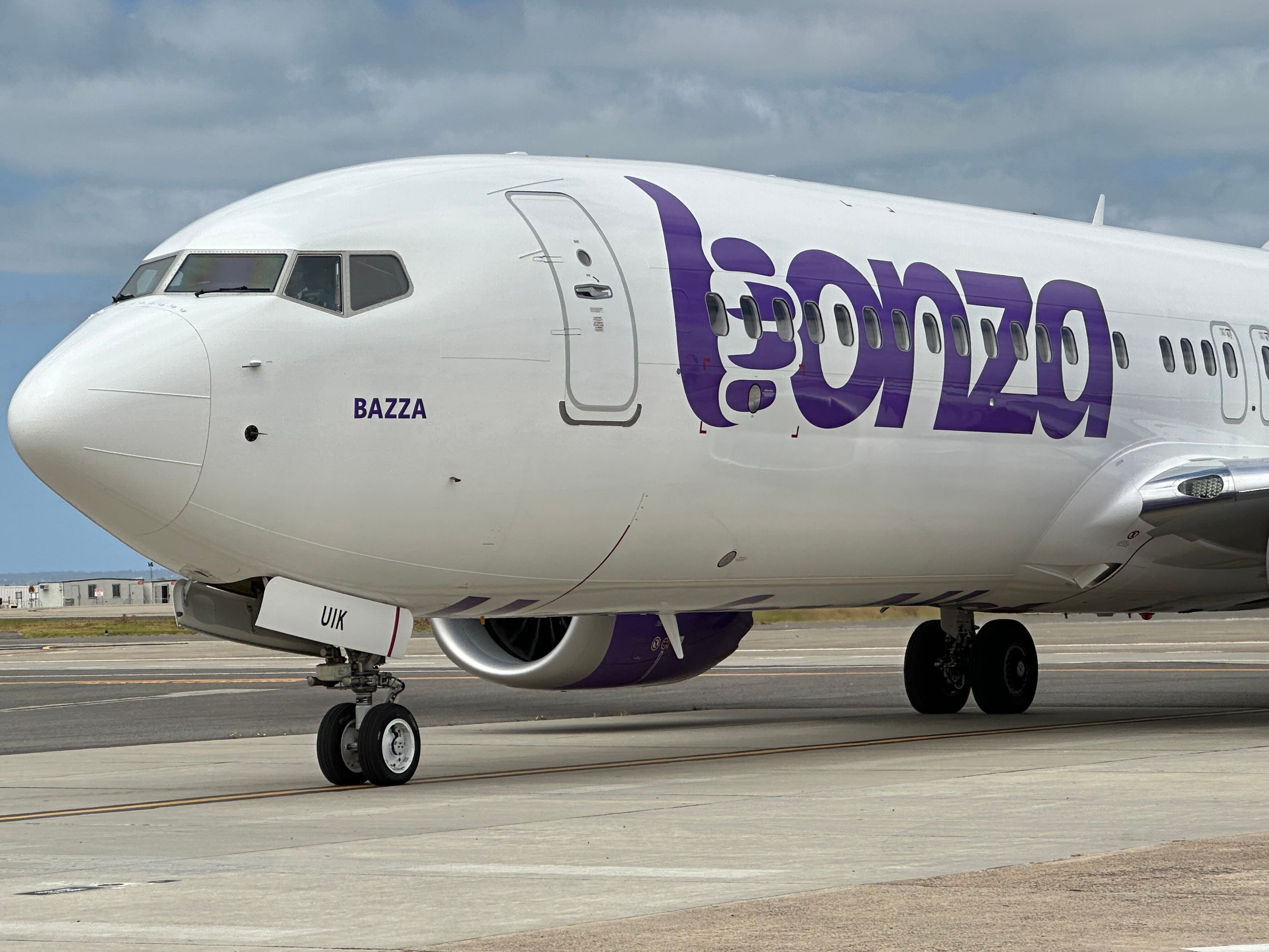 Bonza 737 MAX 8 Bazza at Avalon Airport