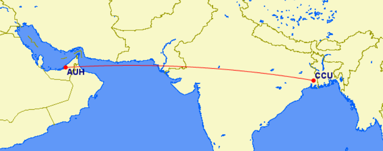 Flight map