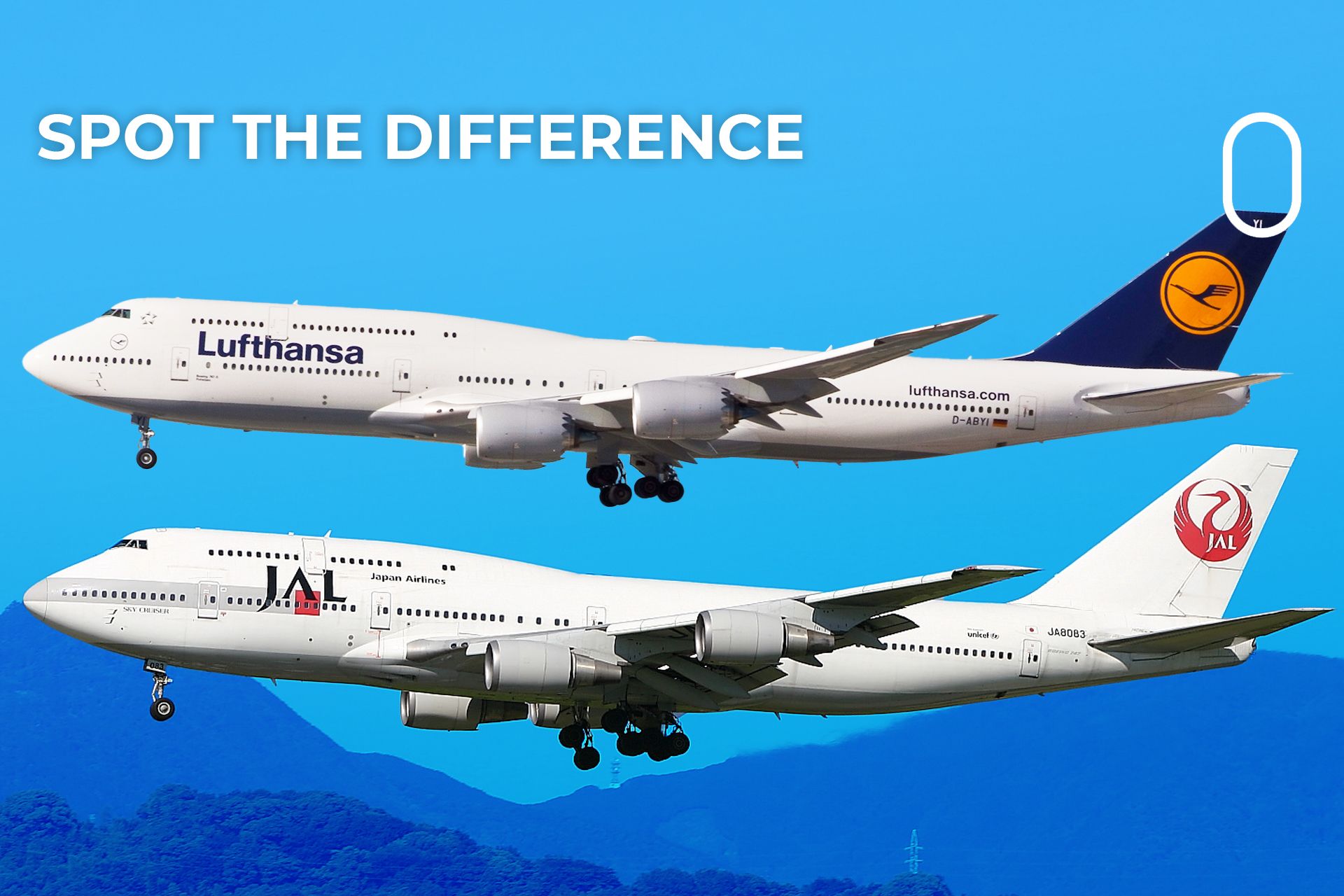 Cómo detectar la diferencia entre el Boeing 747-400 y el 747-8