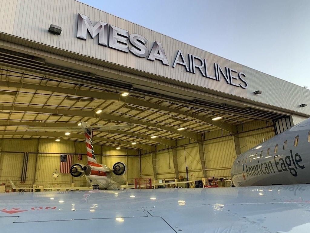 Mesa Airlines hangar