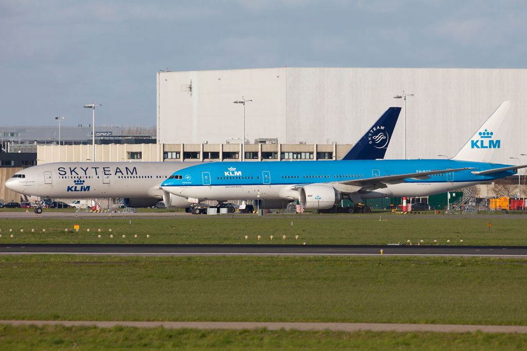 KLM Boeing 777s Amsterdam Schiphol