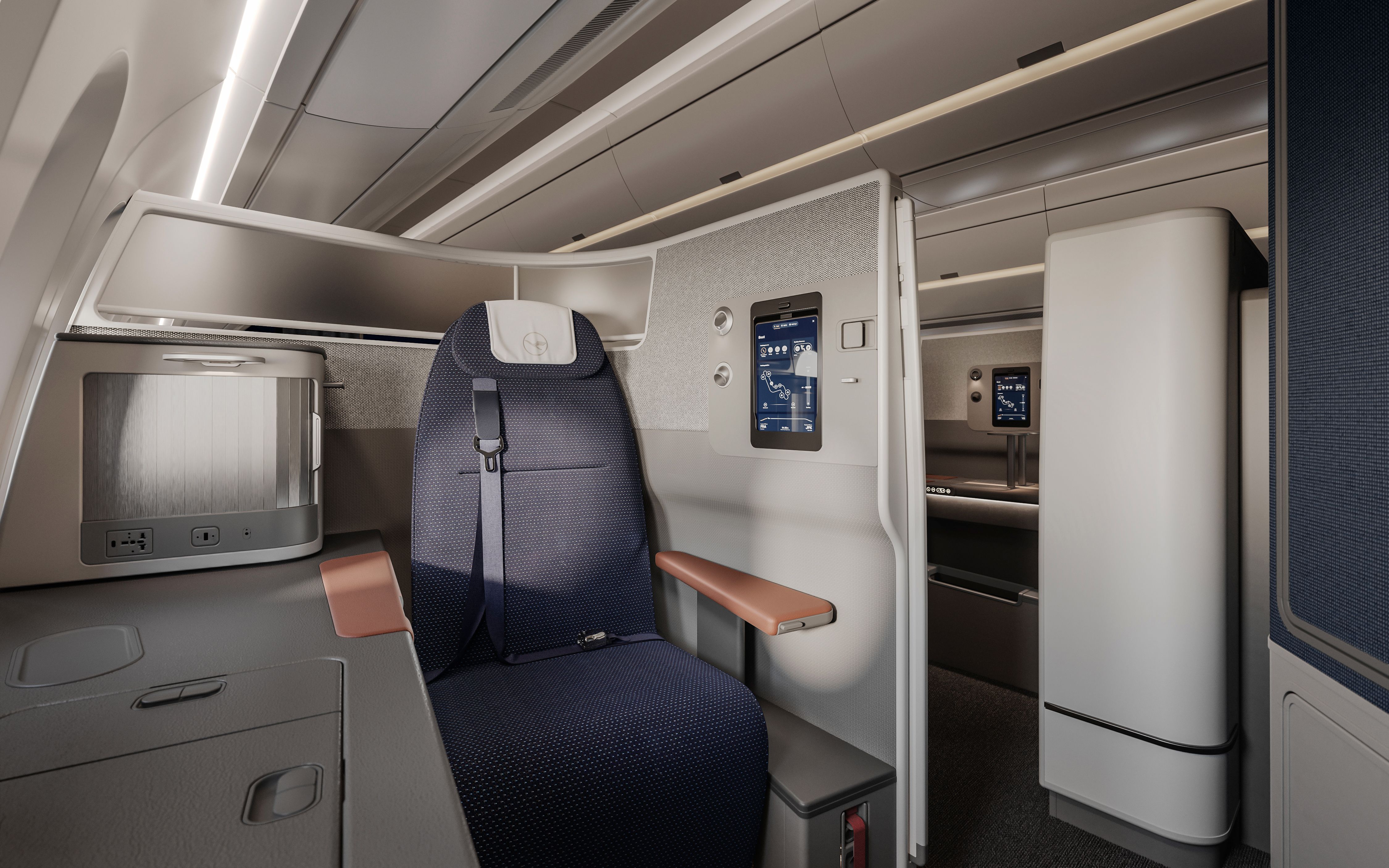 Lufthansa Allegris business class rendering
