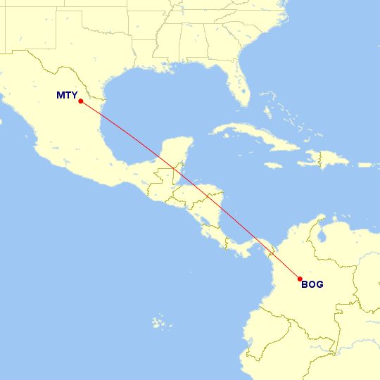 Aircraft route