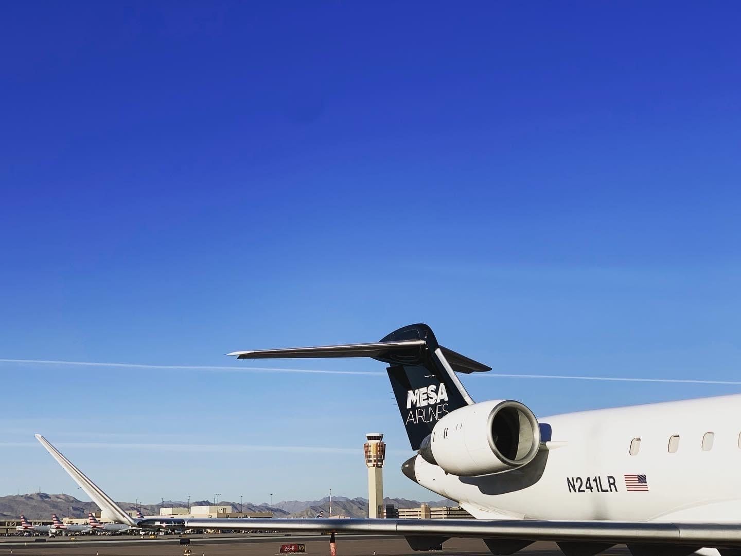 Mesa Airlines CRJ 900 tail