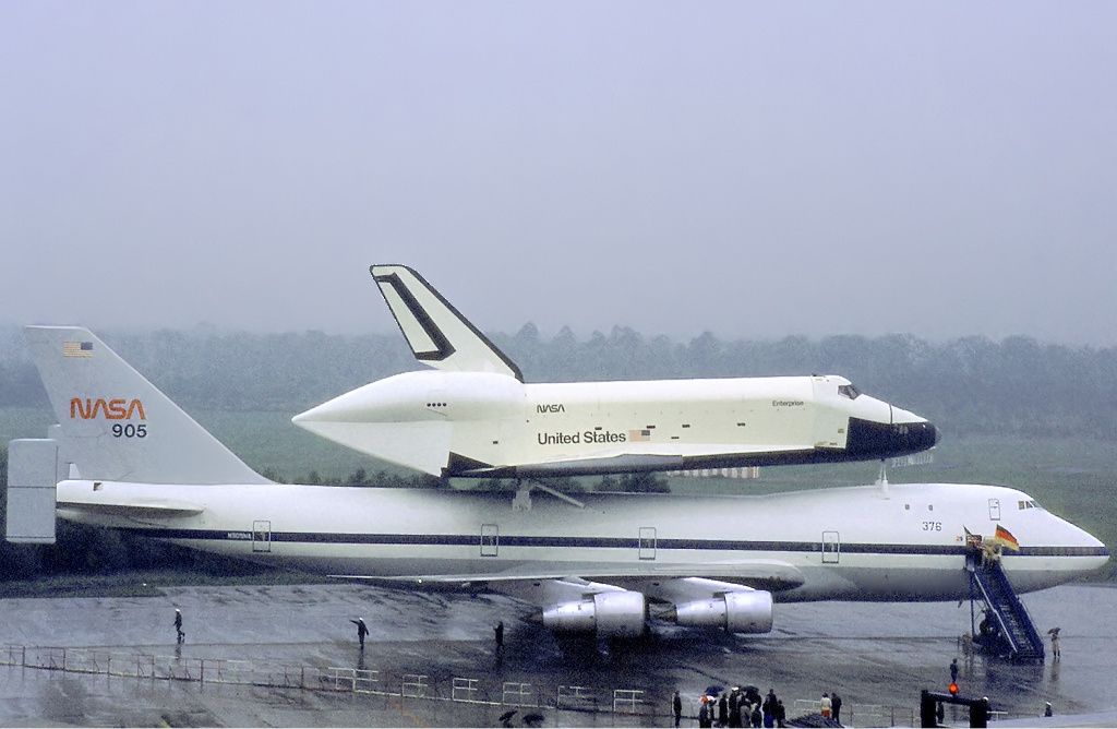 NASA Boeing 747 and Space Shuttle Enterprise