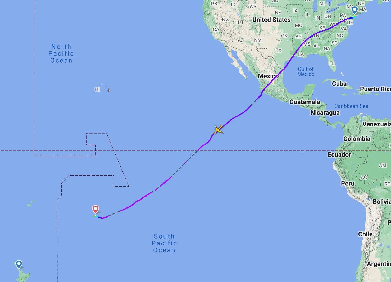 Air New Zealand Boeing 787-9 Diverts To Rarotonga Because Of Cyclone ...