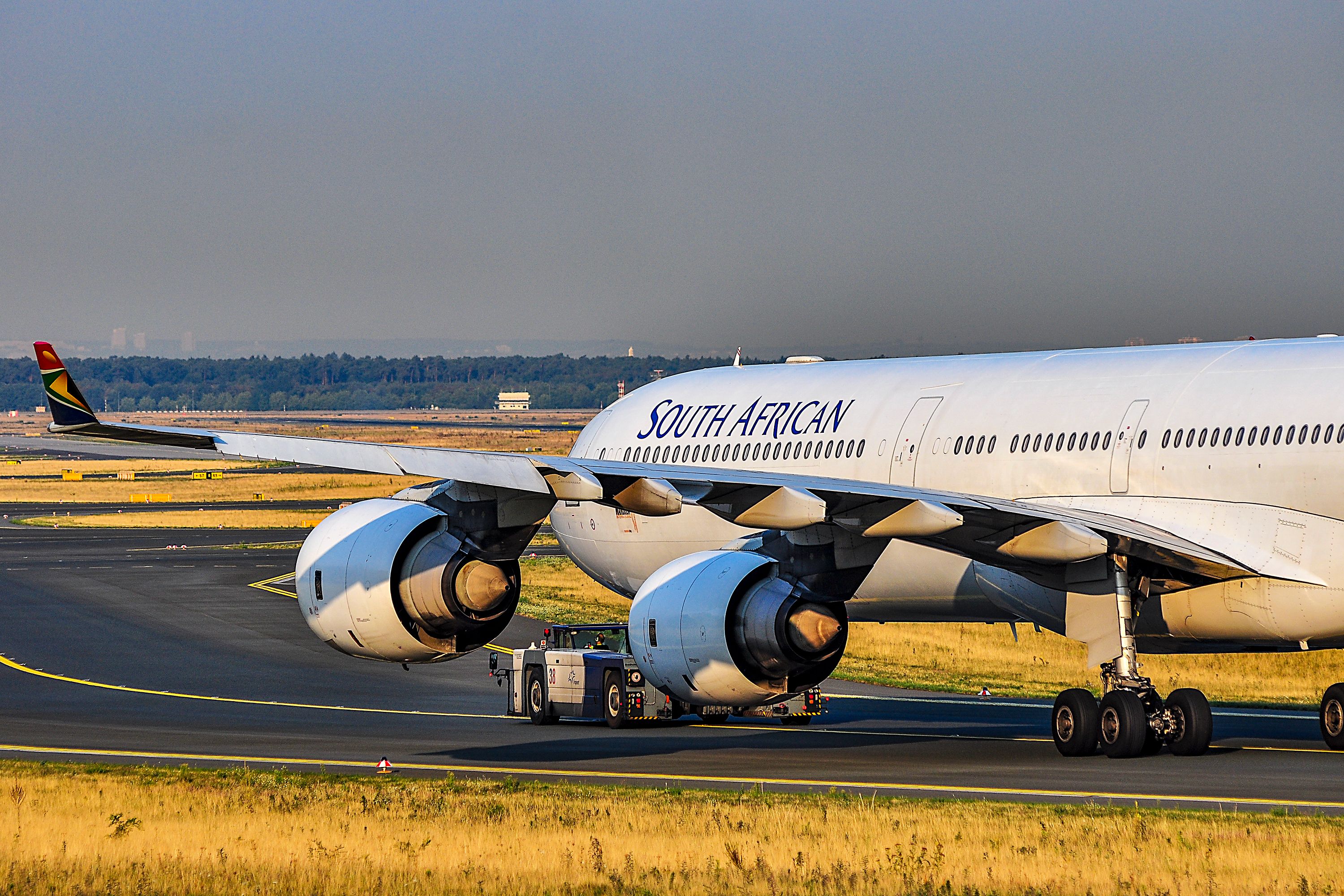 South African Airways on taxiway