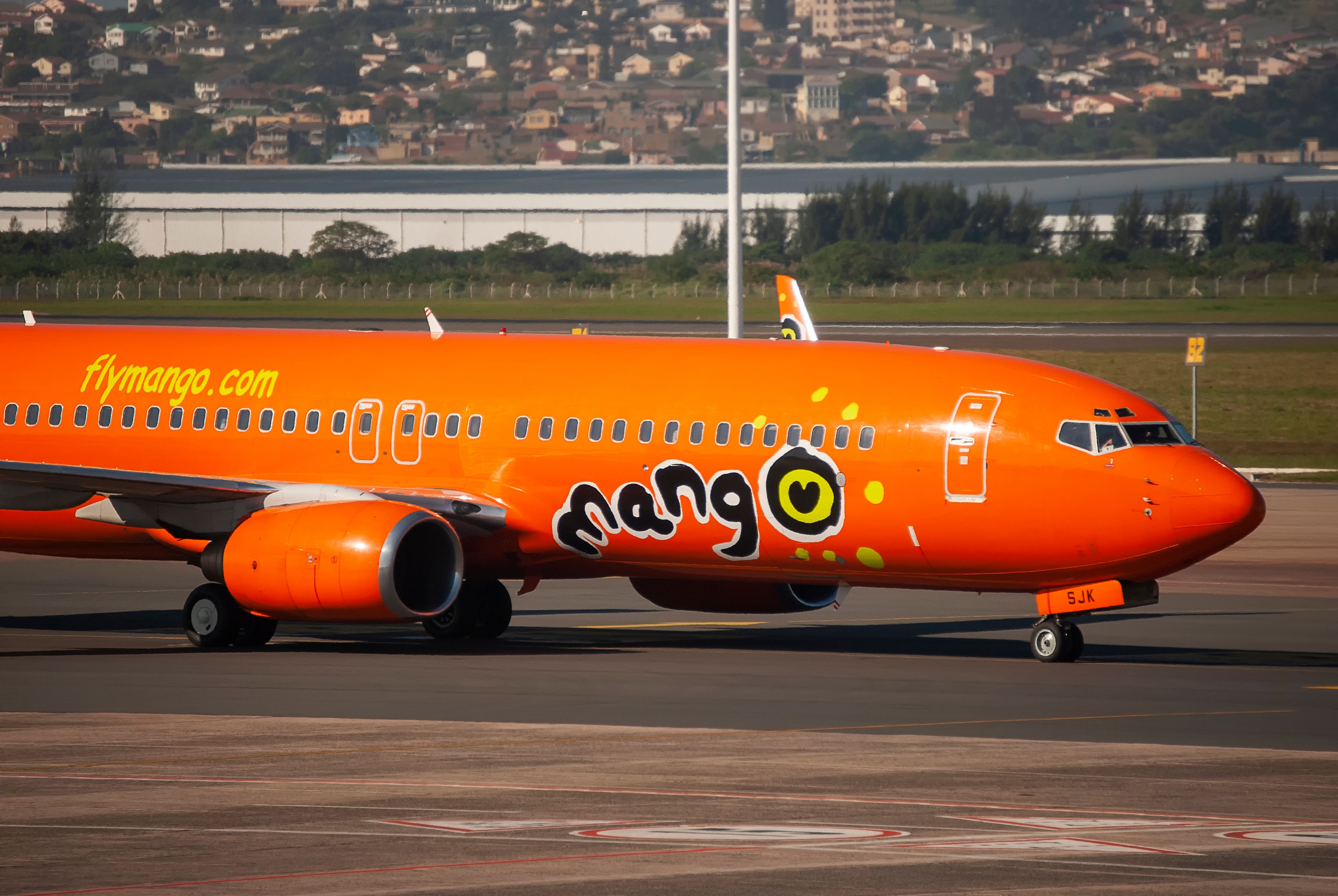 Mango Airlines at Durban Airport