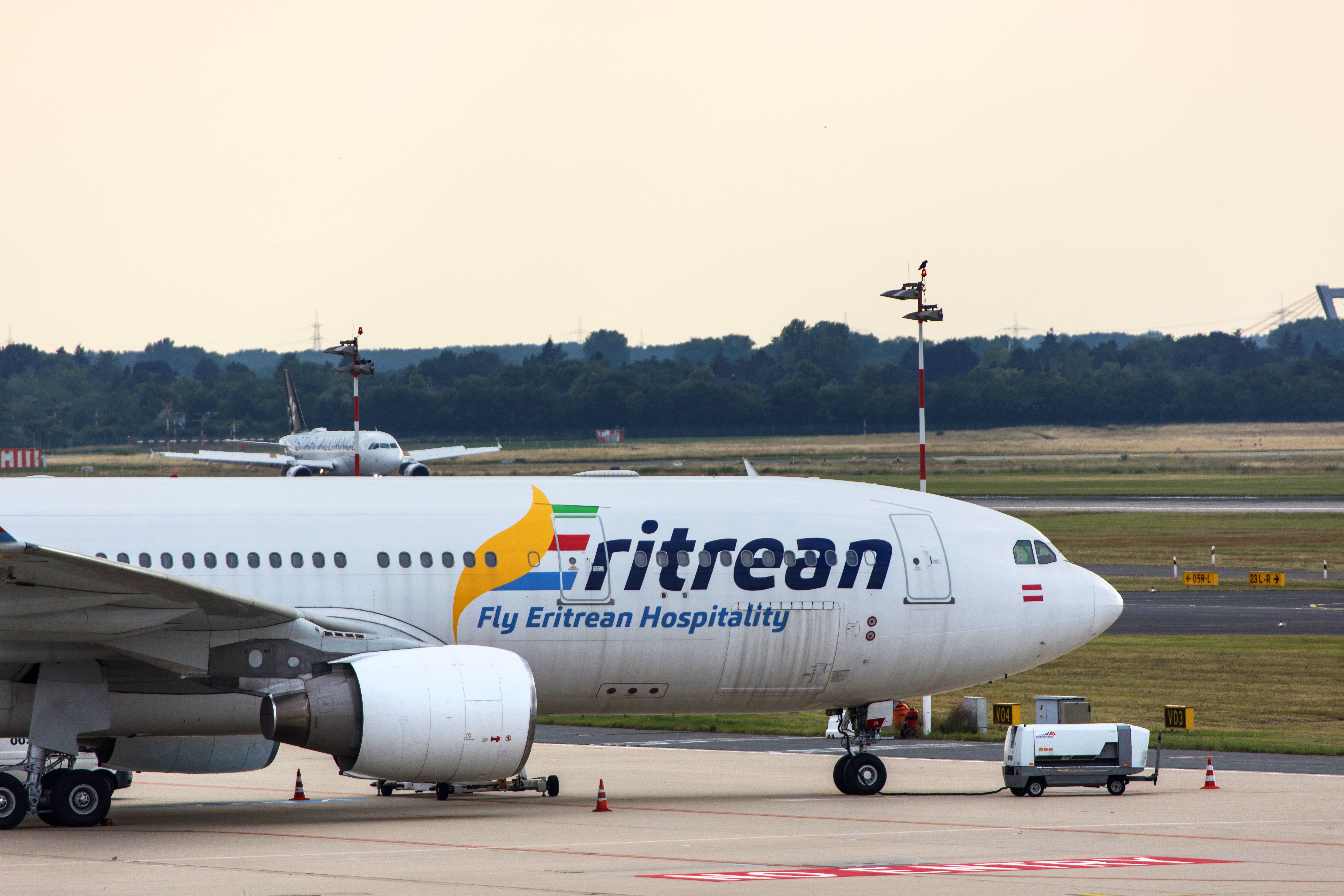 Eritrean Airline in Frankfurt, Germany