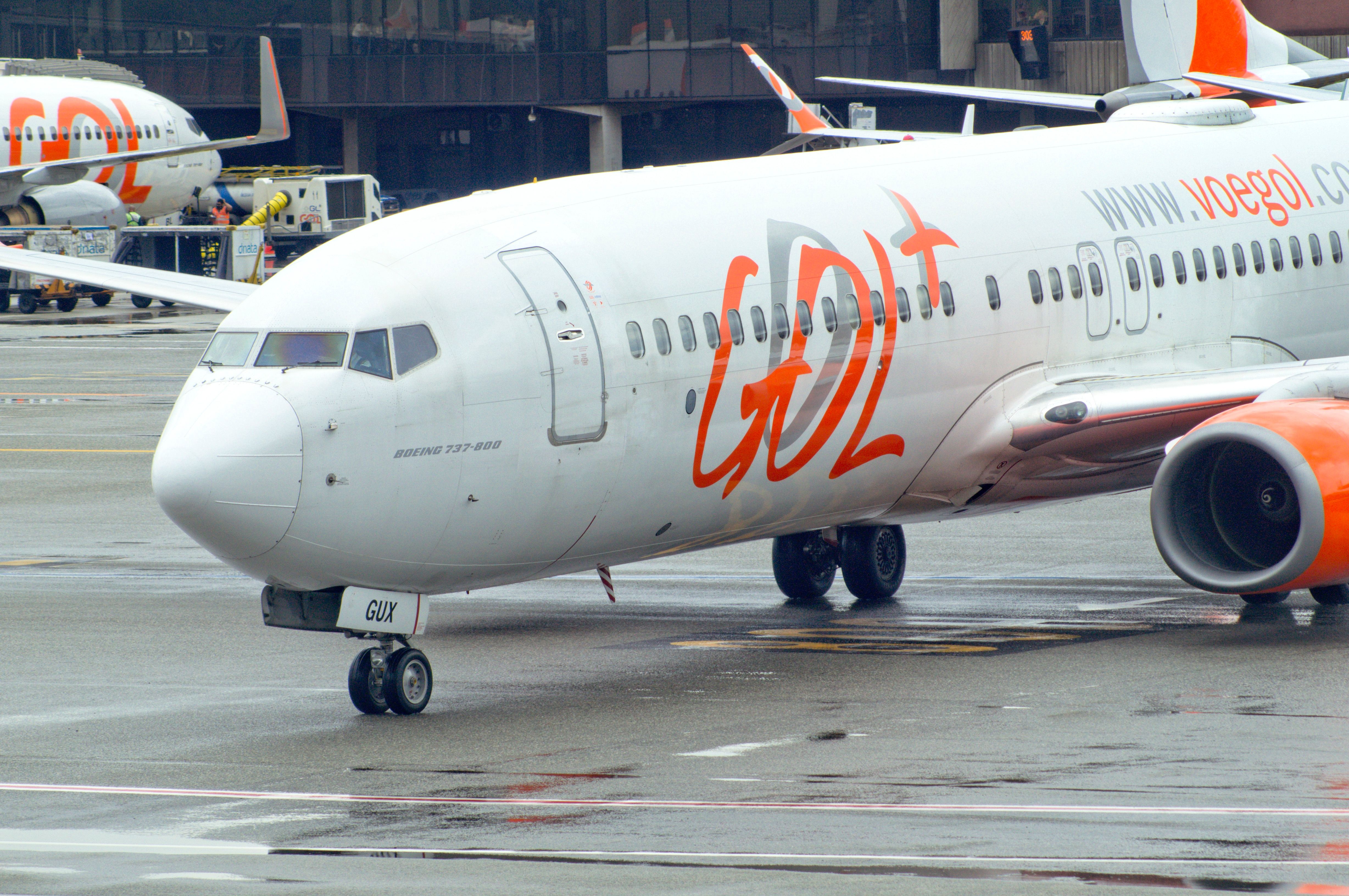 GOL Airlines Boeing 737-800 at gate