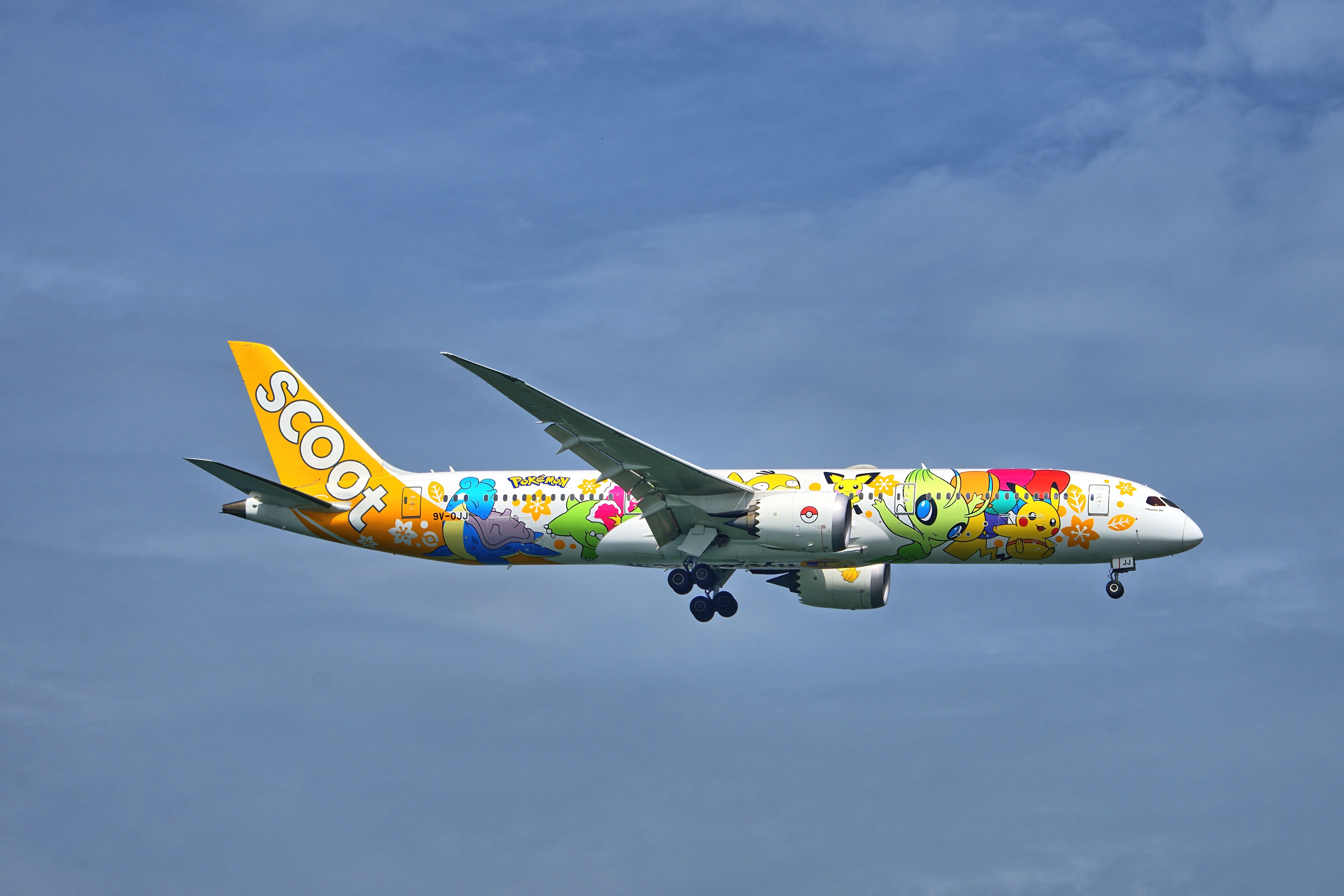 Scoot Boeing 787-9 Dreamliner | Pikachu Jet