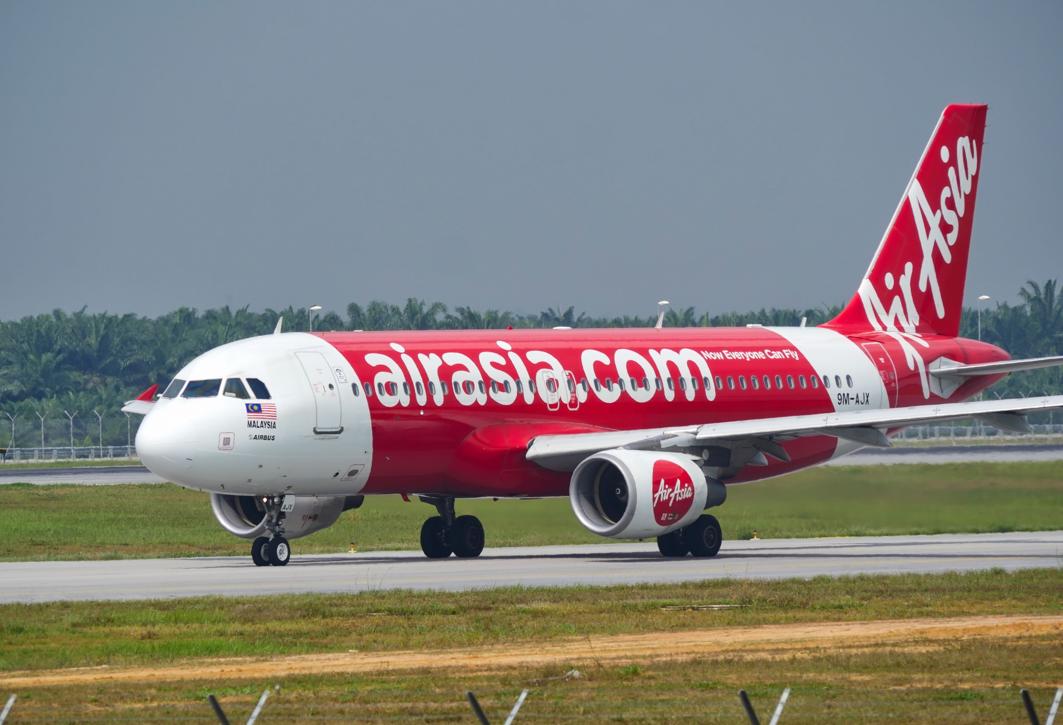Airasia Airbus A320 on runway