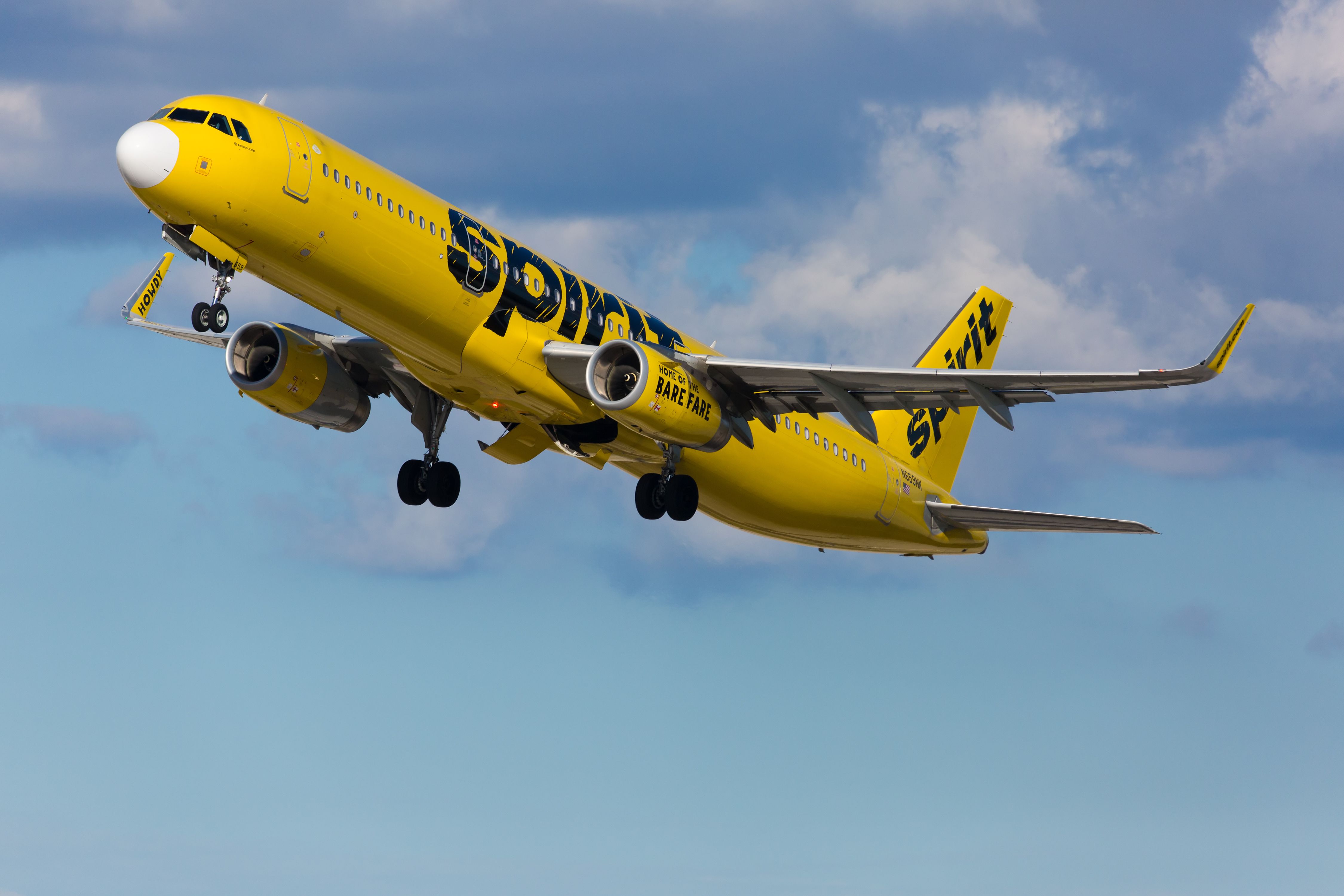 shutterstock_587430641Spirit Airlines Airbus A321