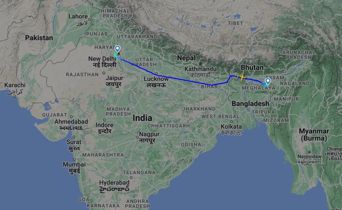 SpiceJet's inaugural flight from Delhi to Shillong