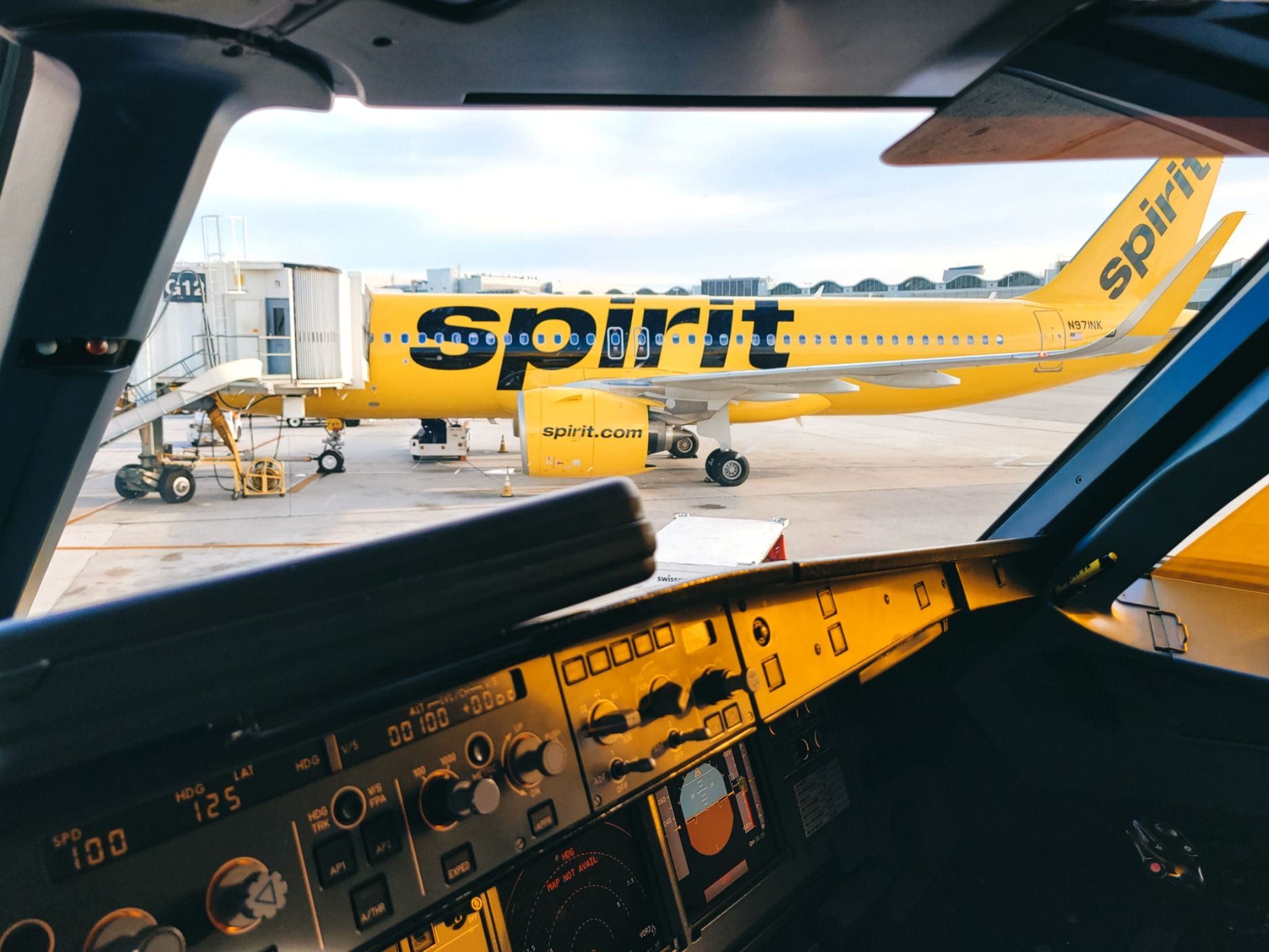 Spirit cockpit