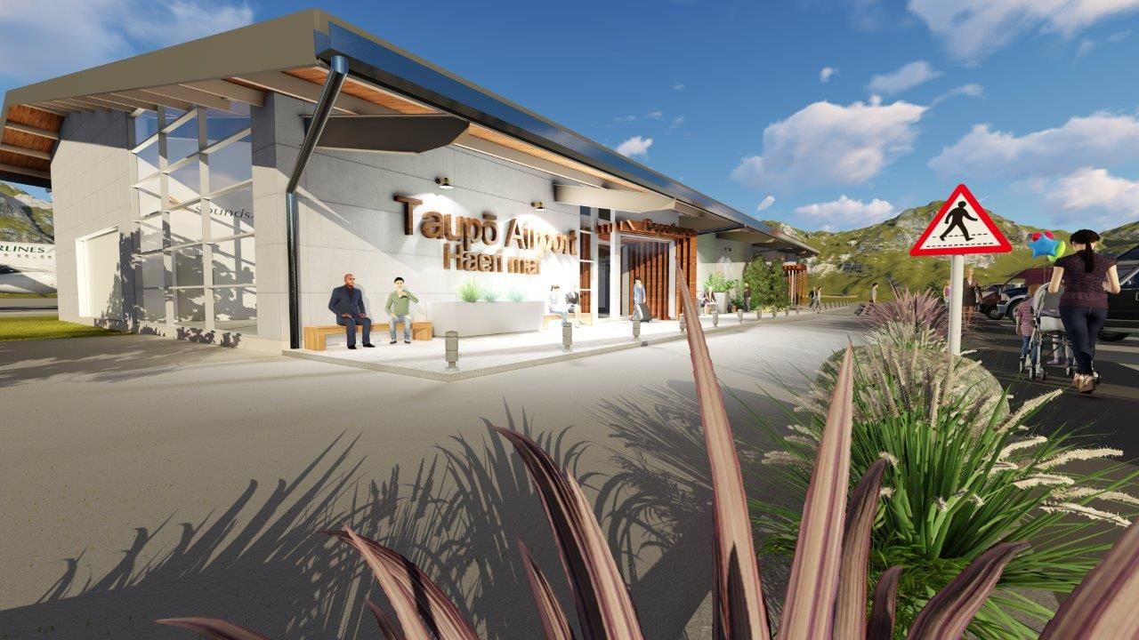 Taupo airport render