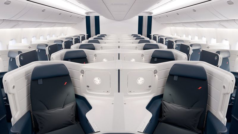 Air France Boeing 777-300ERs new business class cabin