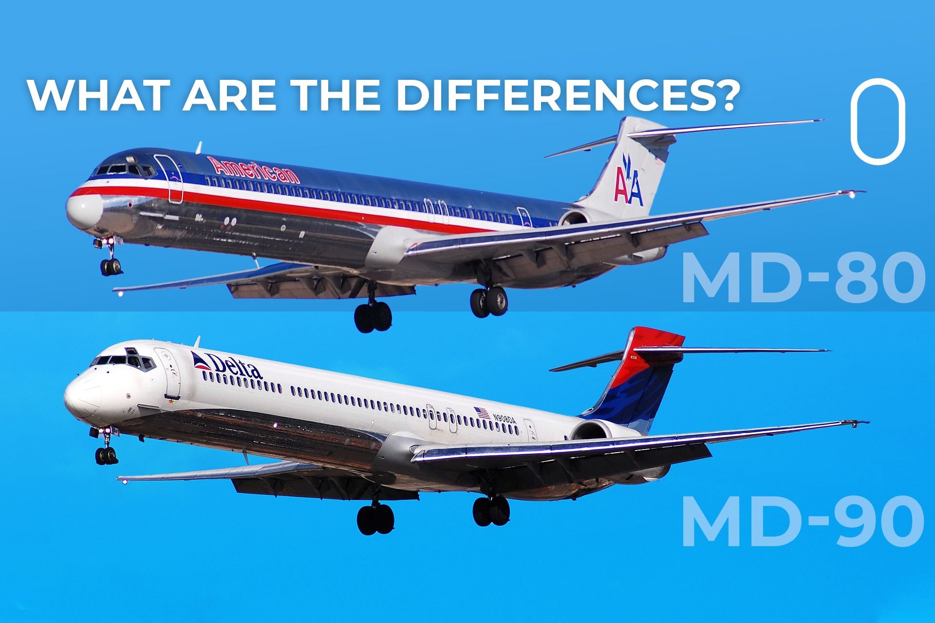 ¿Qué diferencia al McDonnell Douglas MD-90 de la serie MD-80?