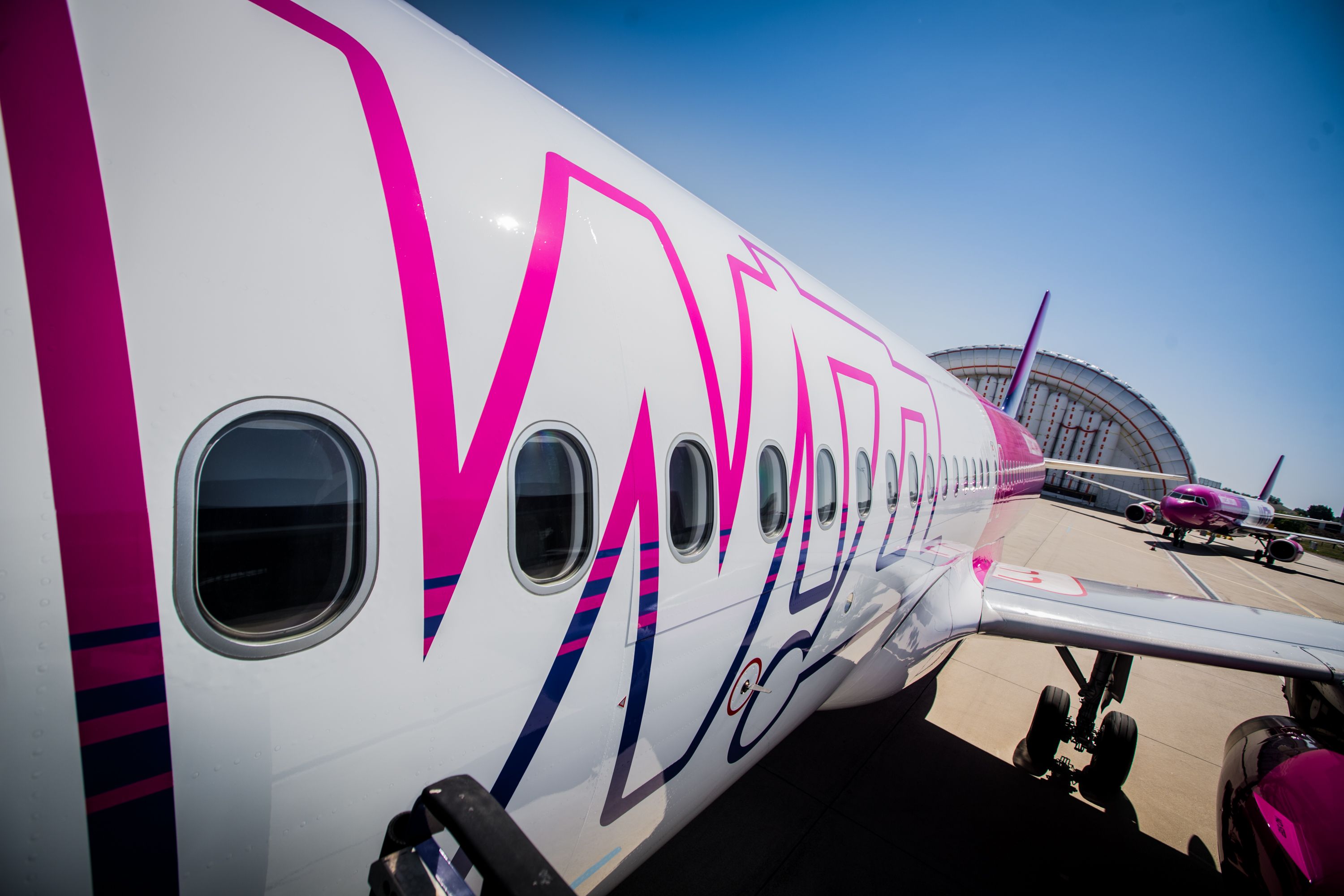 Wizz Air Fuselage Logo Closeup