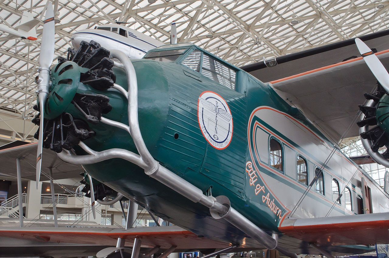 Boeing 80A-1 at the Museum of Flight in Seattle, Washington.
