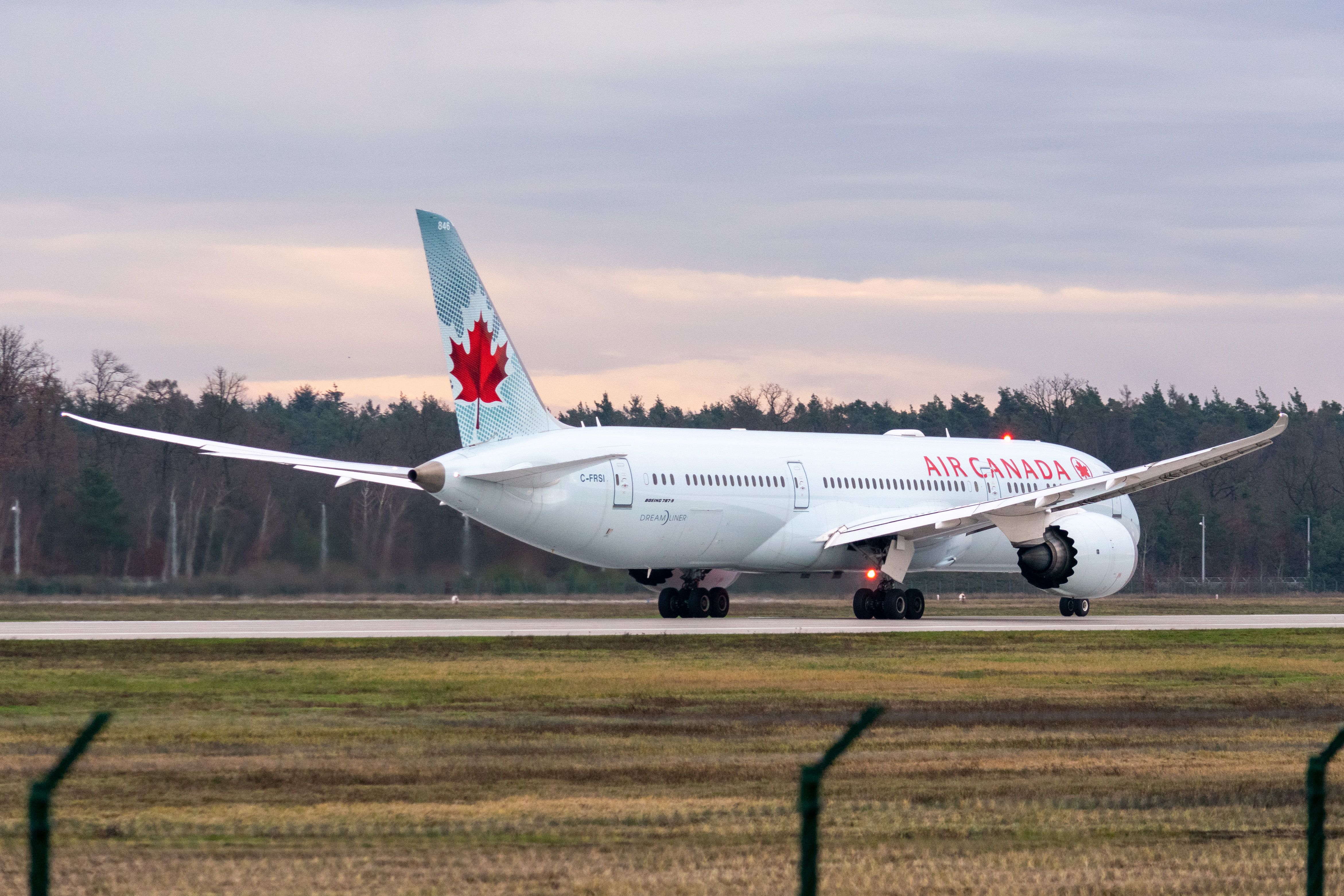 An Air Canada Boeing 787 Dreamliner