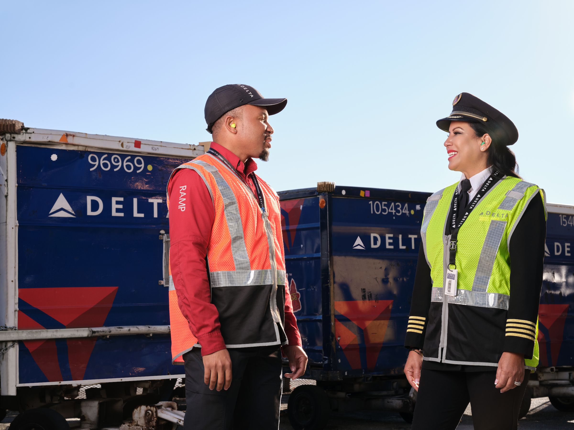 A Delta ramp operator and a pilot