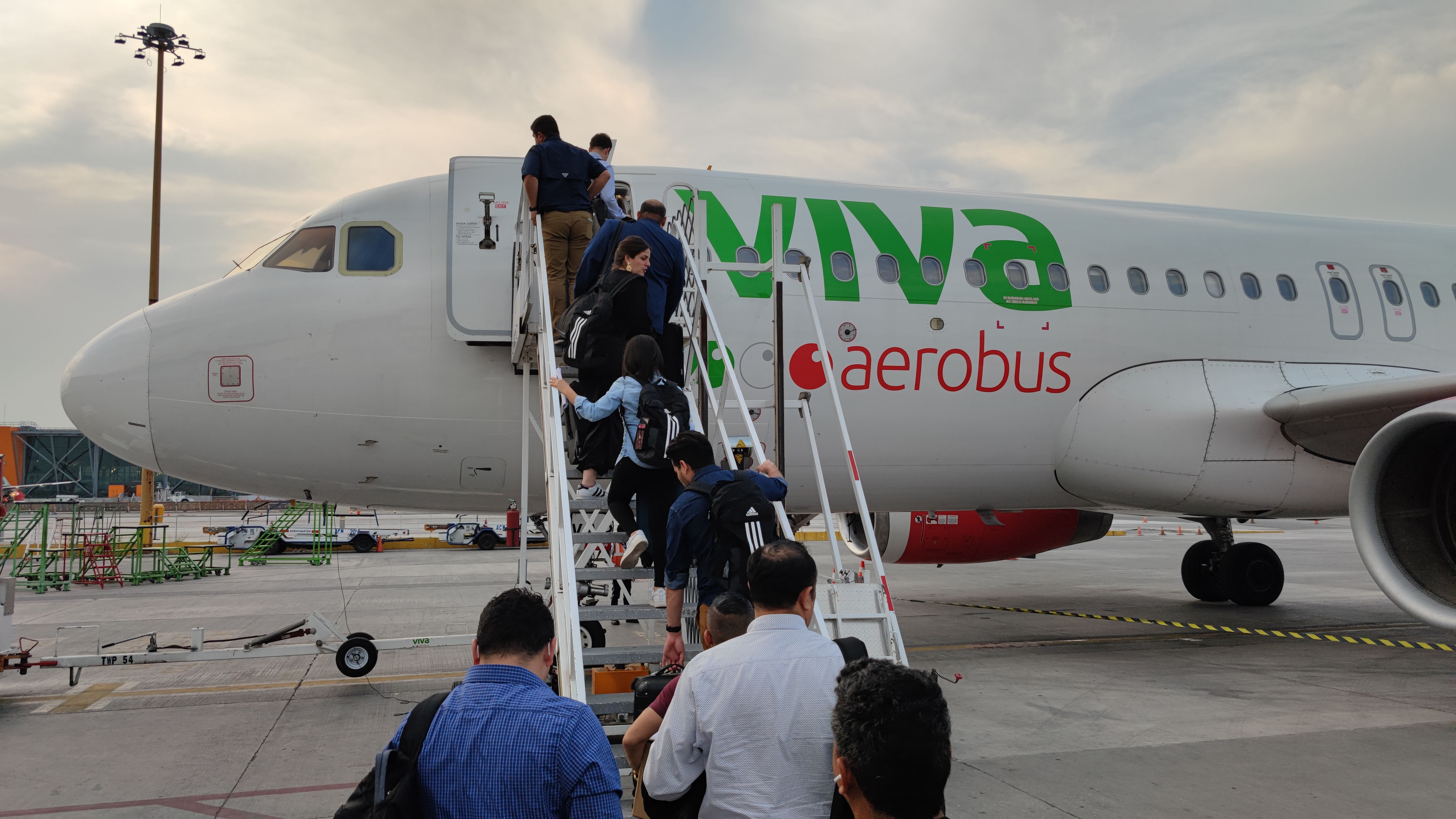 A Viva Aerobus aircraft parked in Monterrey International Airport 3