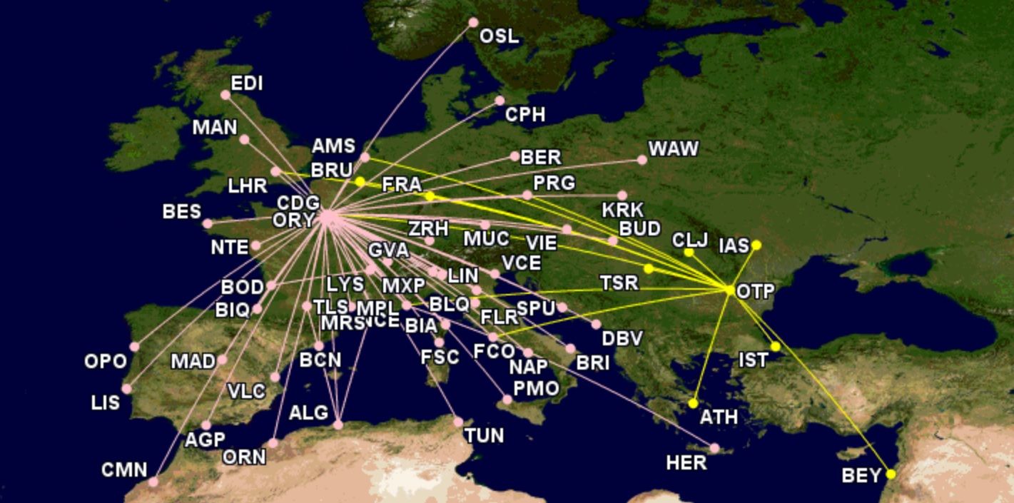 A318 network summer 2023