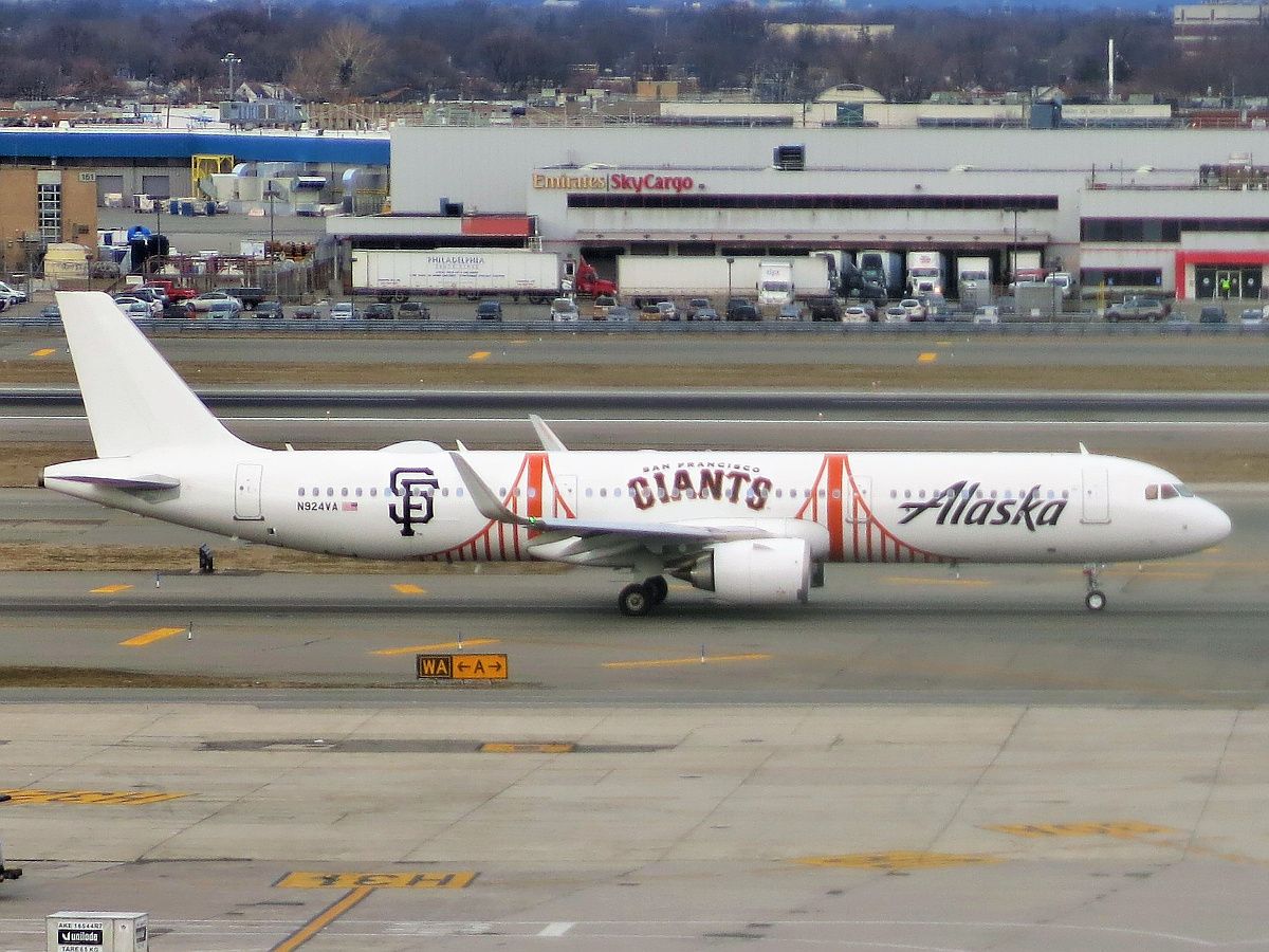 Alaska Airlines Unveils New Aircraft With San Francisco Giants Livery