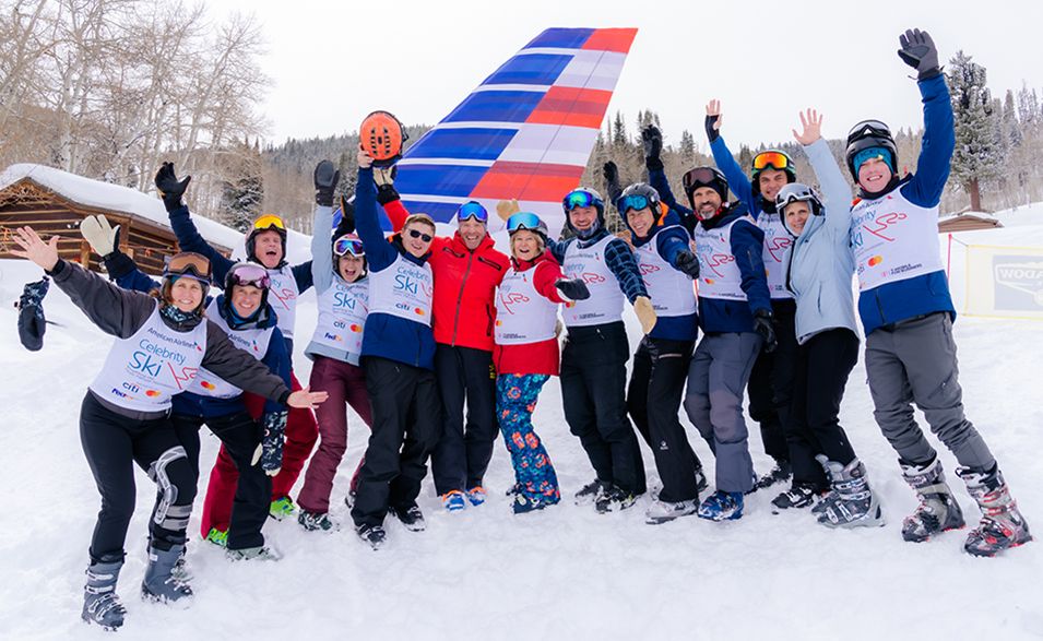 American Airlines Celebrity Ski event