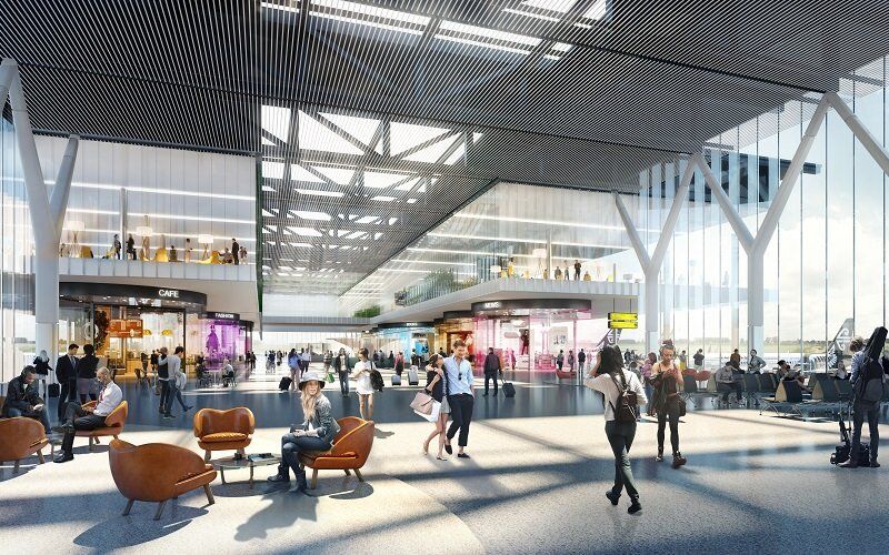 Auckland airport terminal