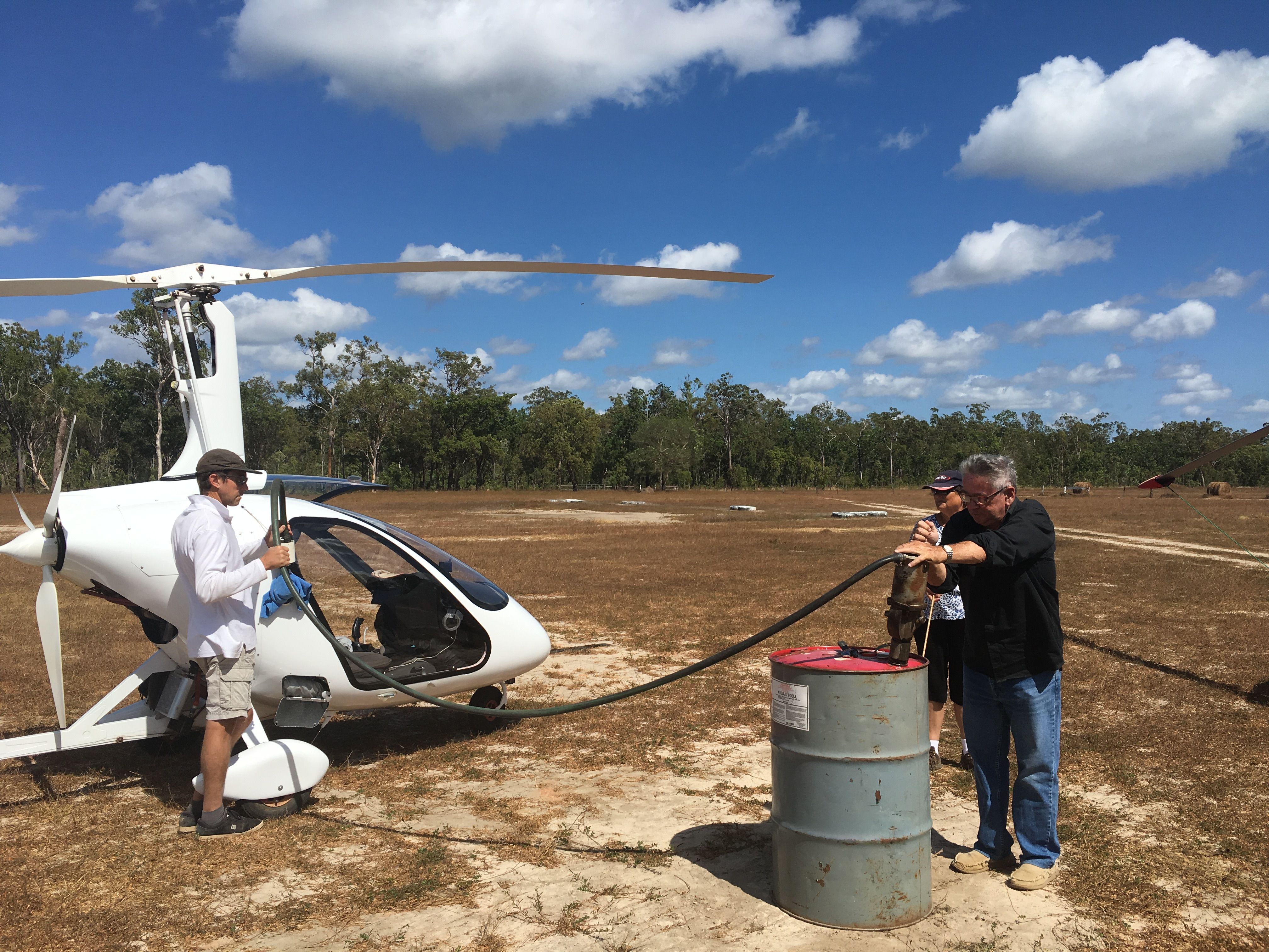 Avgas in the middle of Cape York