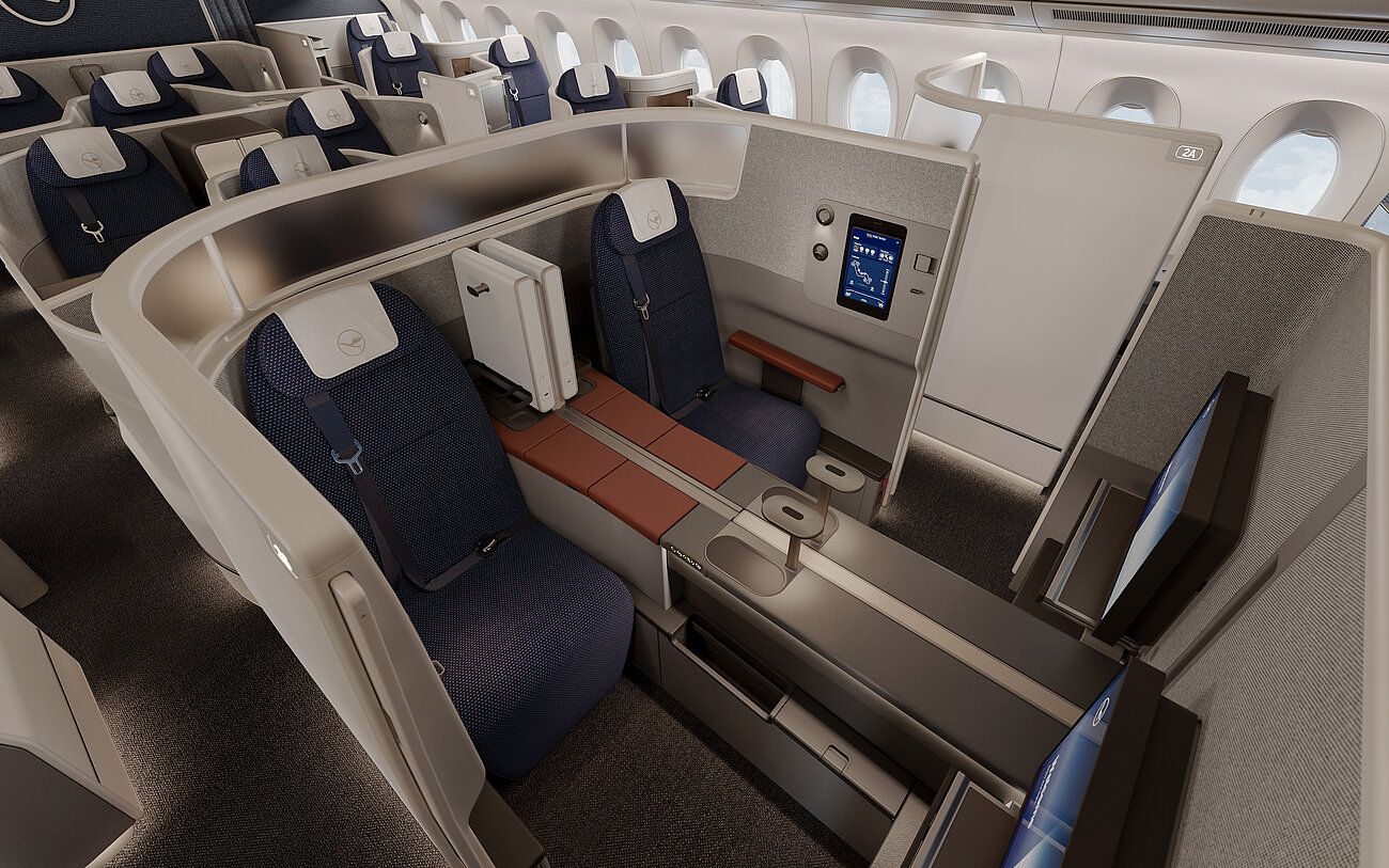 Lufthansa's new business class suites for 2023 and beyond.