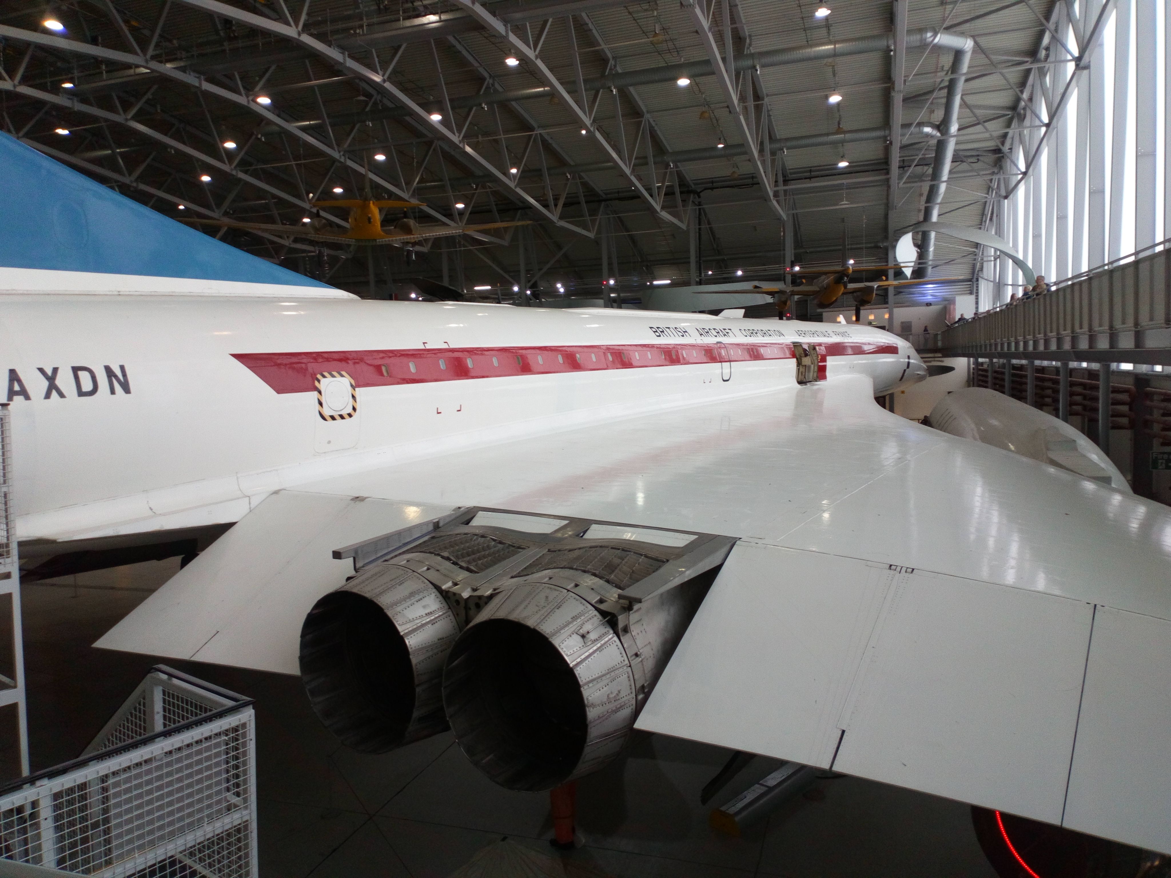 Concorde Prototype on display at Duxford.