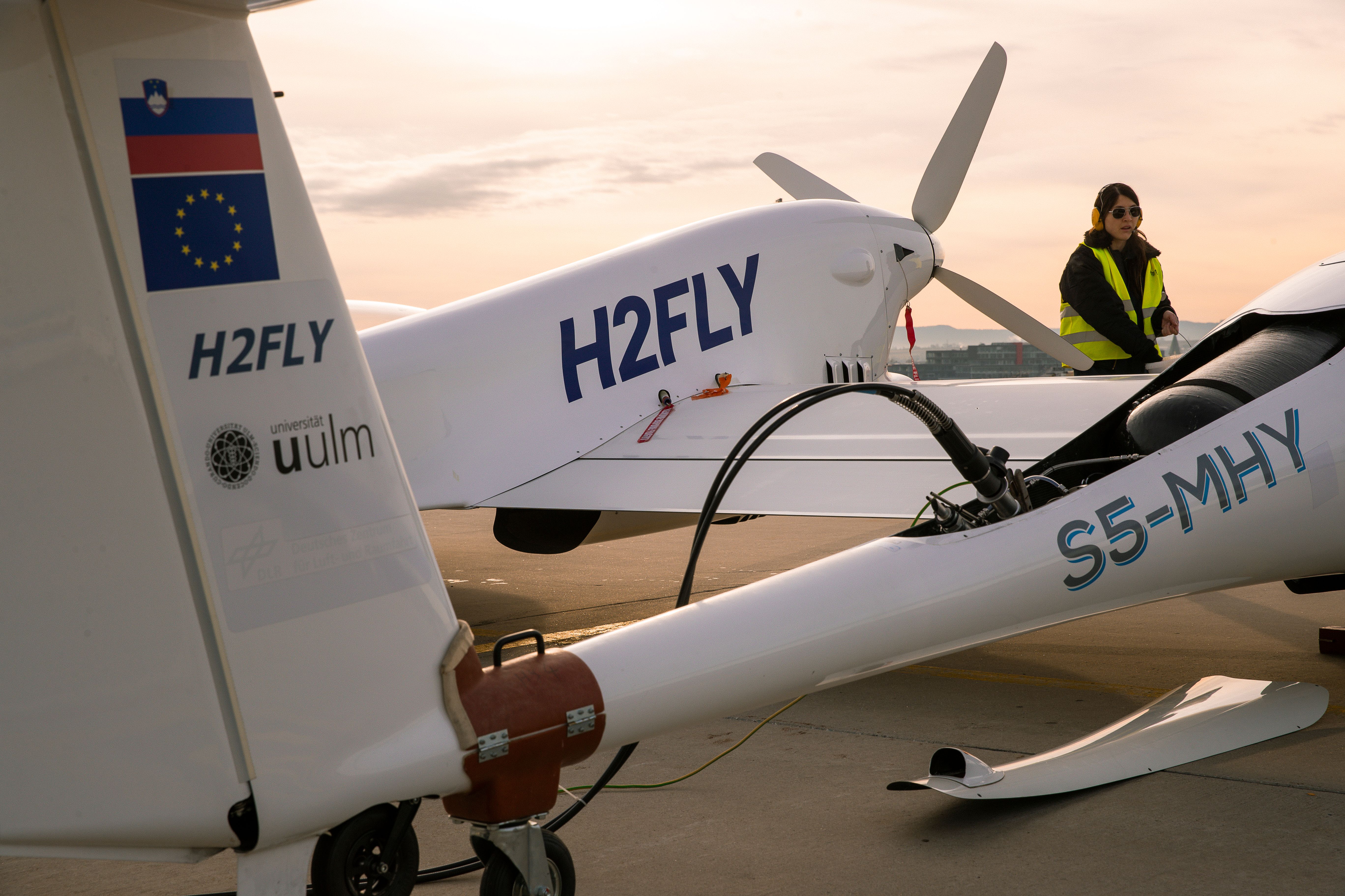 H2FLY test flight preparation