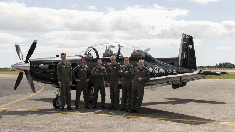 Royal New Zealand Air Force Black Falcons Pilots