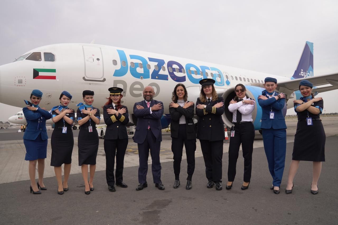 Jazeera Airways all-female crew