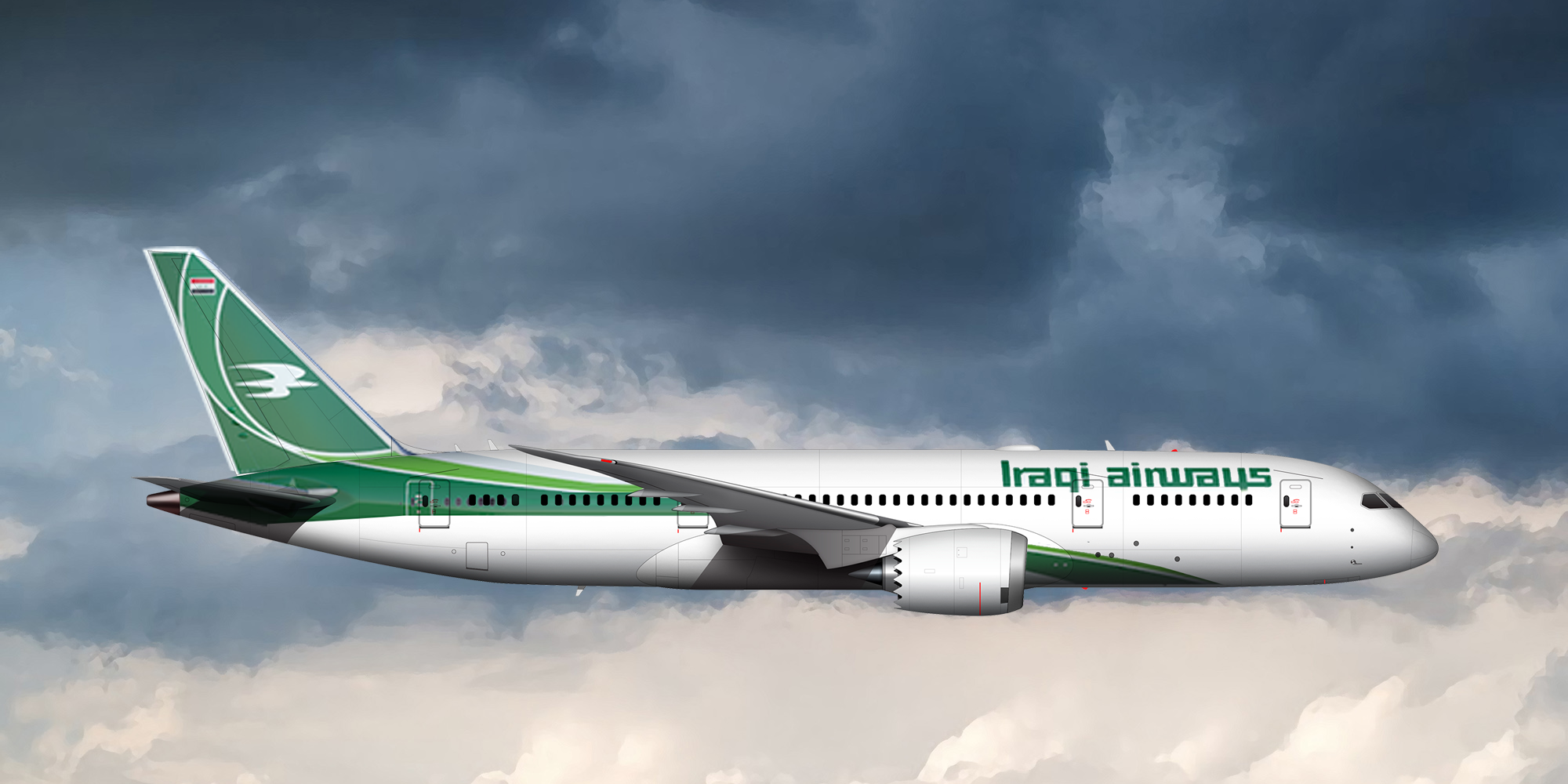First Boeing 787-8 For Iraqi Airways Noticed In Livery
