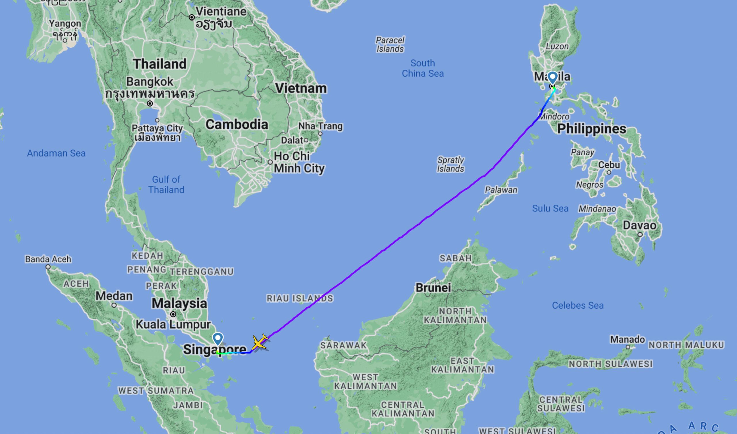 Jetstar 3K766 Manilla-Singapore