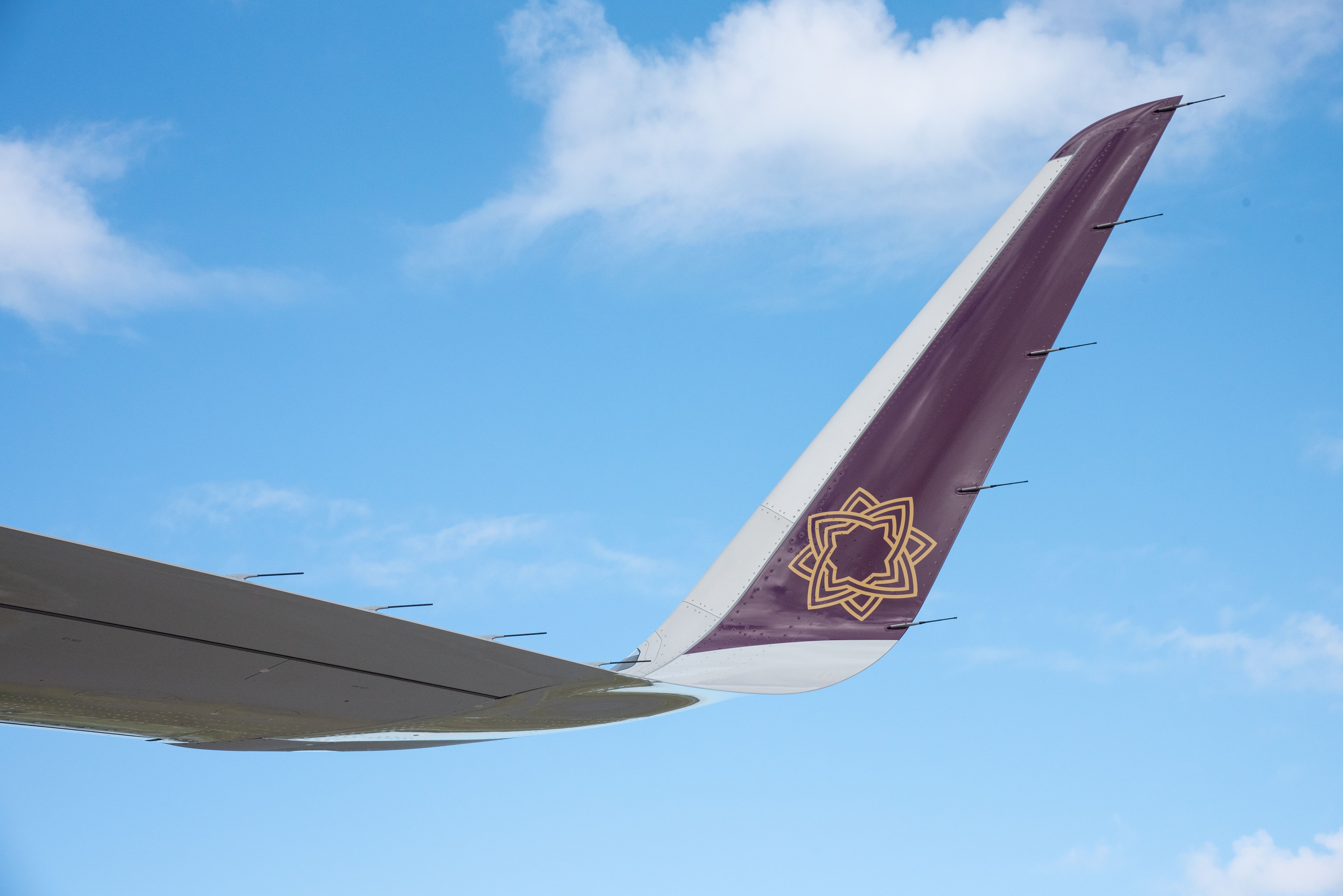 Vistara Airbus A321neo wing tip