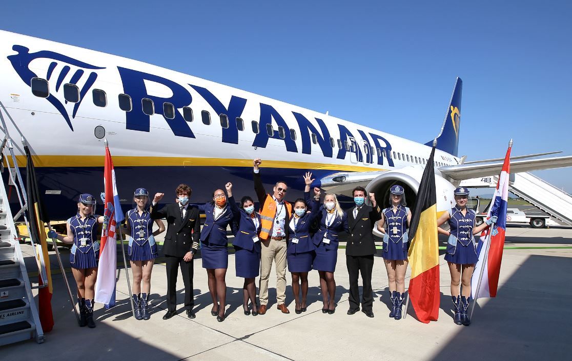 Ryanair Zagreb launch photo June 2021