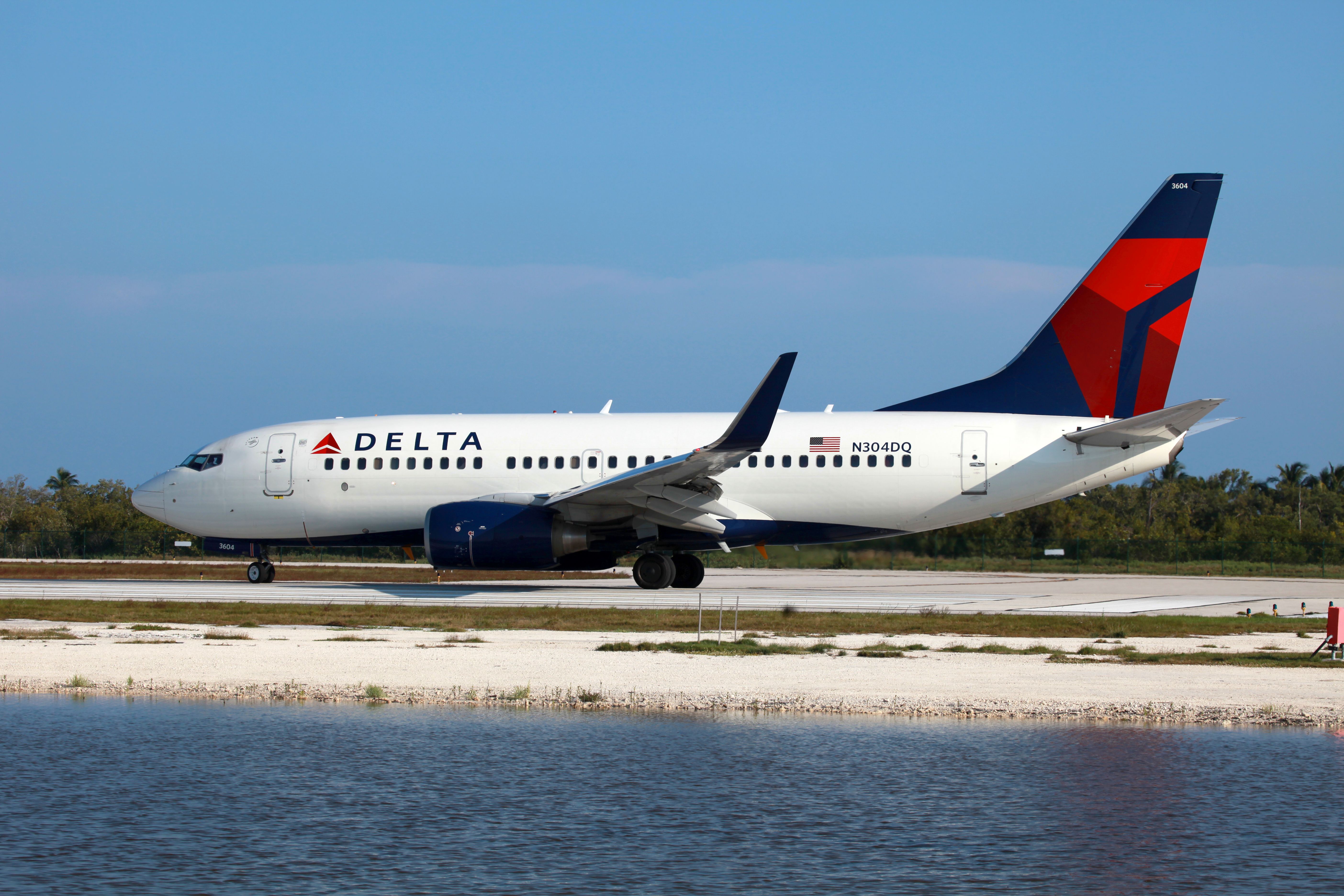 Delta Air Lines Boeing 737 at Key West Airport