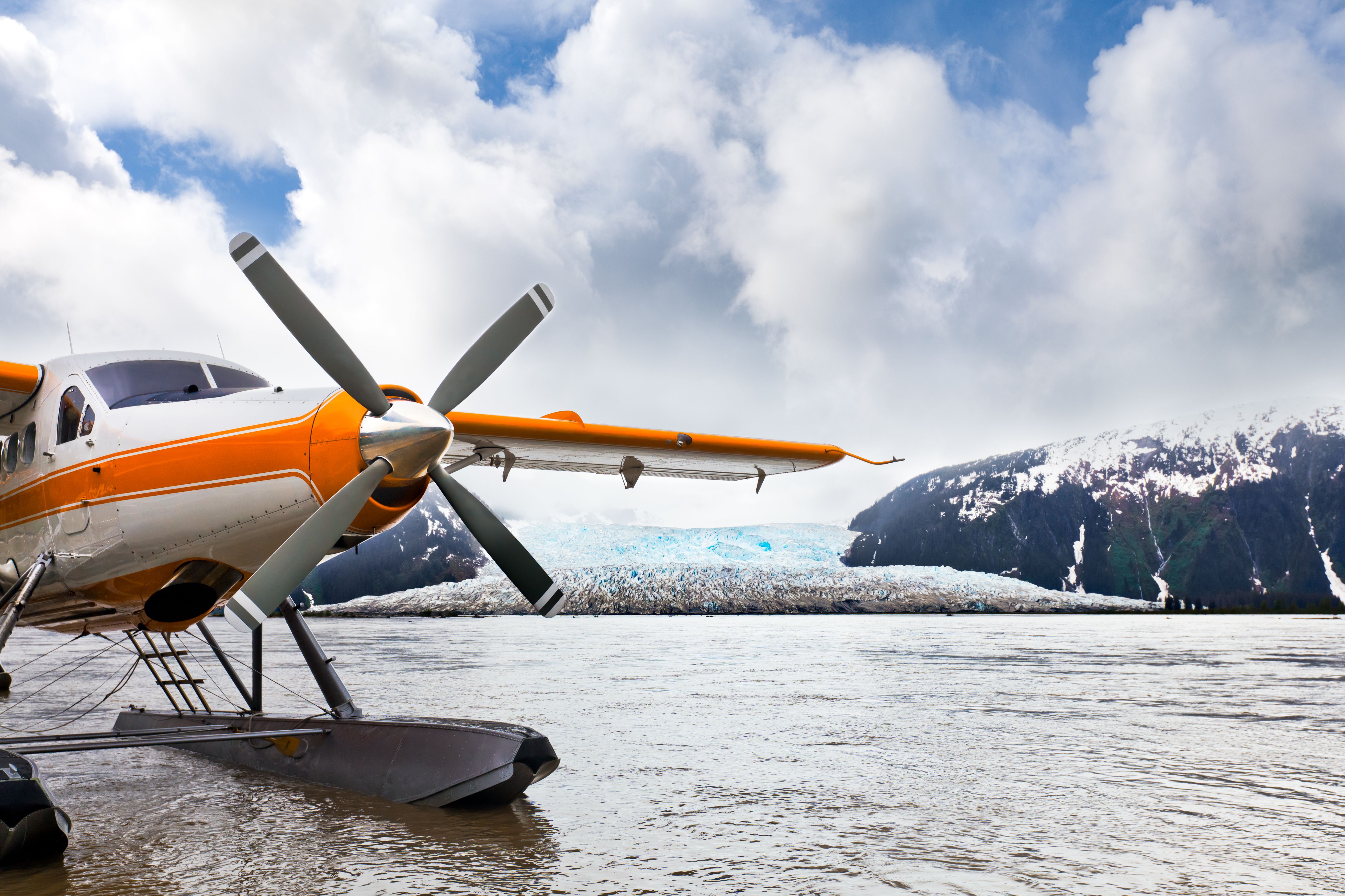 Seaplane or float plane in Alaska