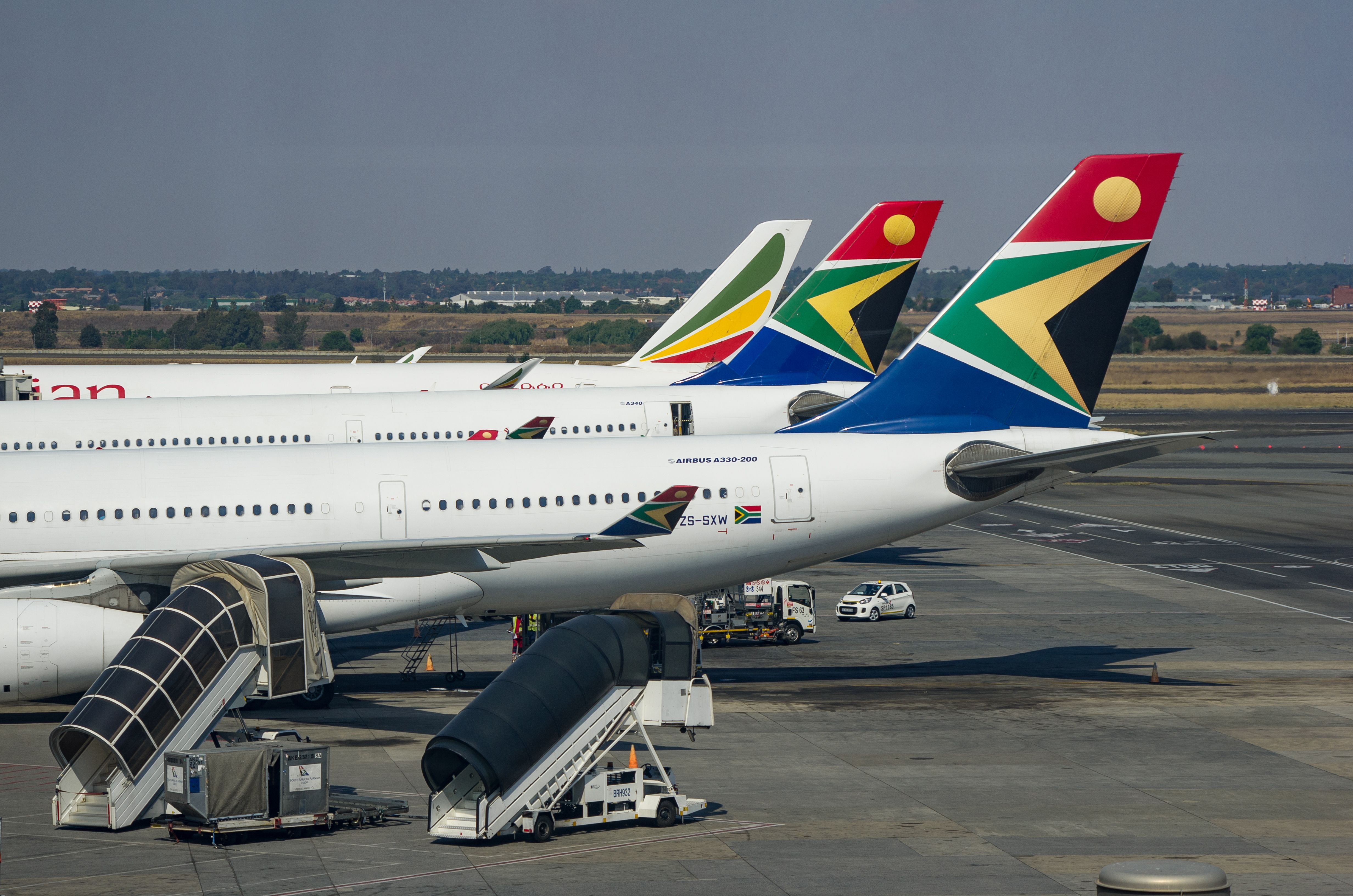 South African Airways and Ethiopian Airlines