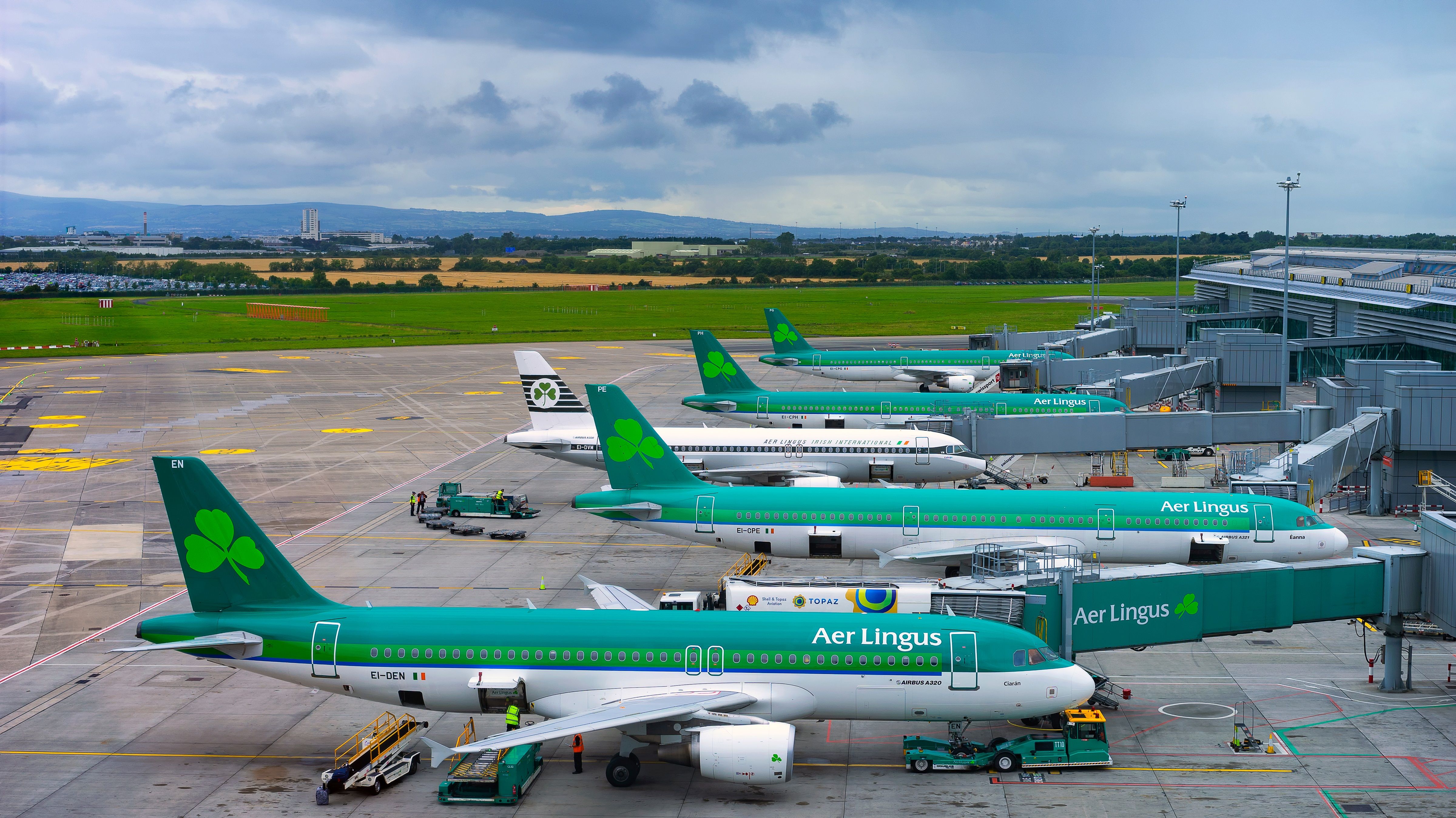 Aer Lingus Planes Dublin Airport