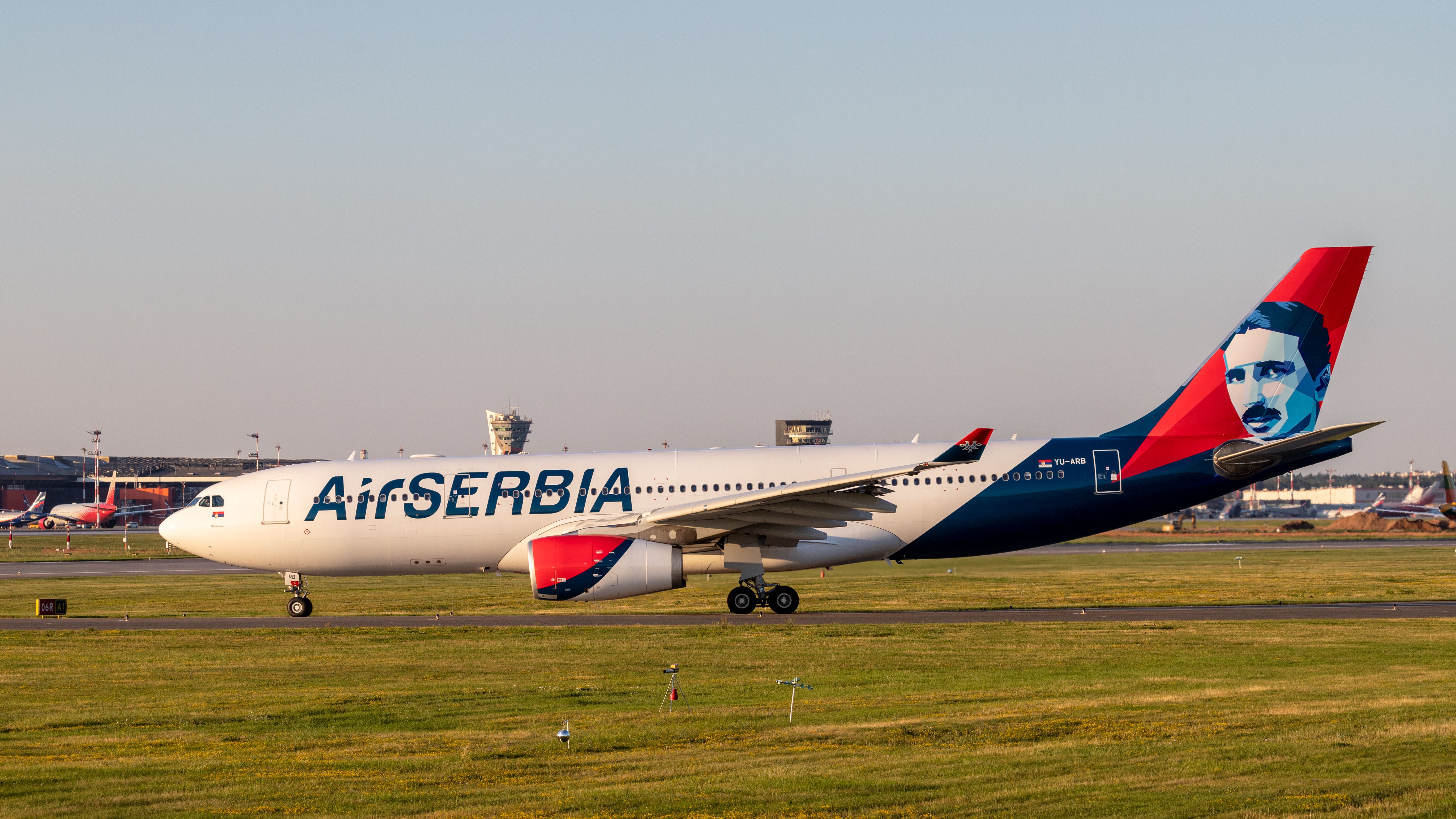 An Air Serbia Airbus A330