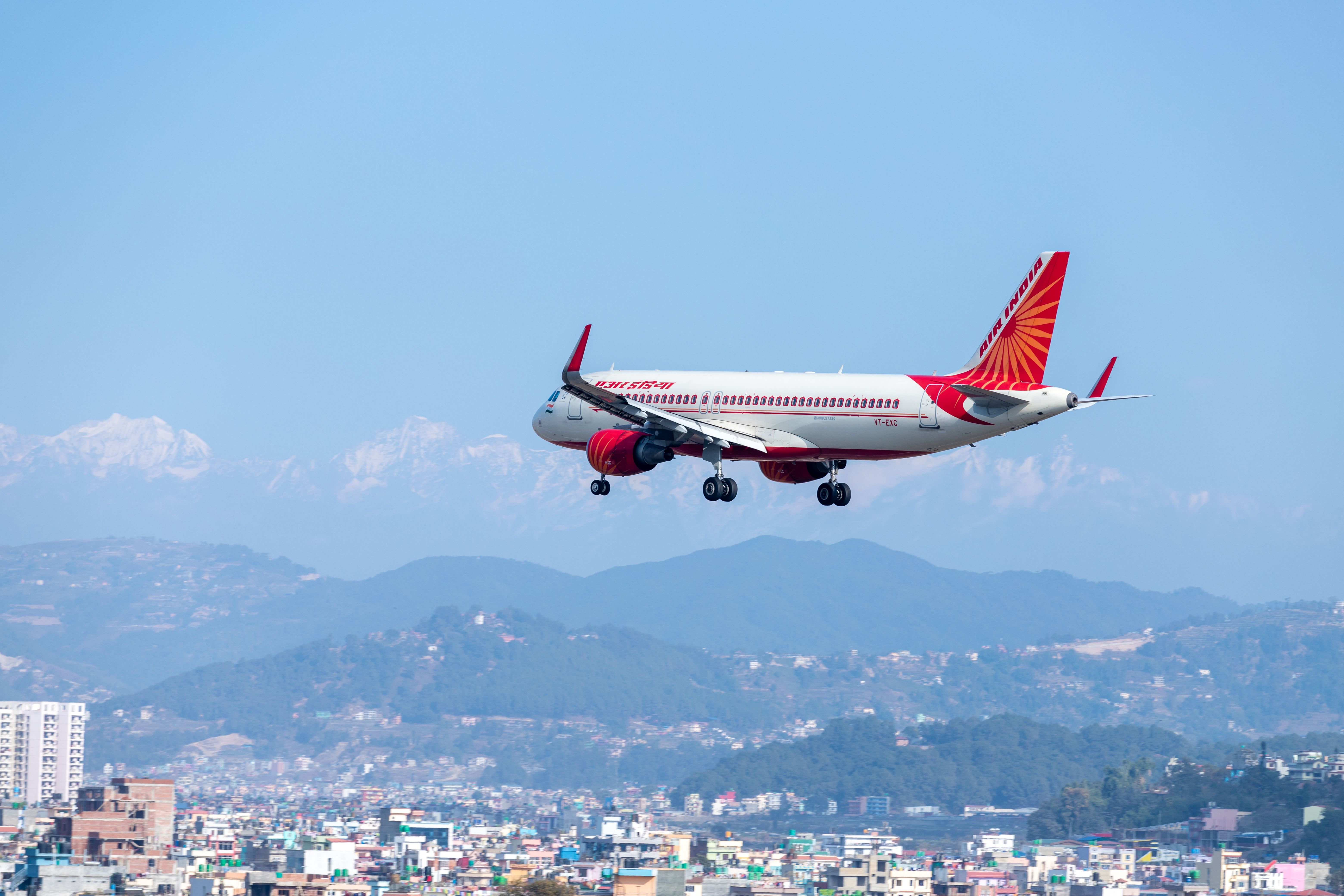 Air India A320 Kathmandu approach