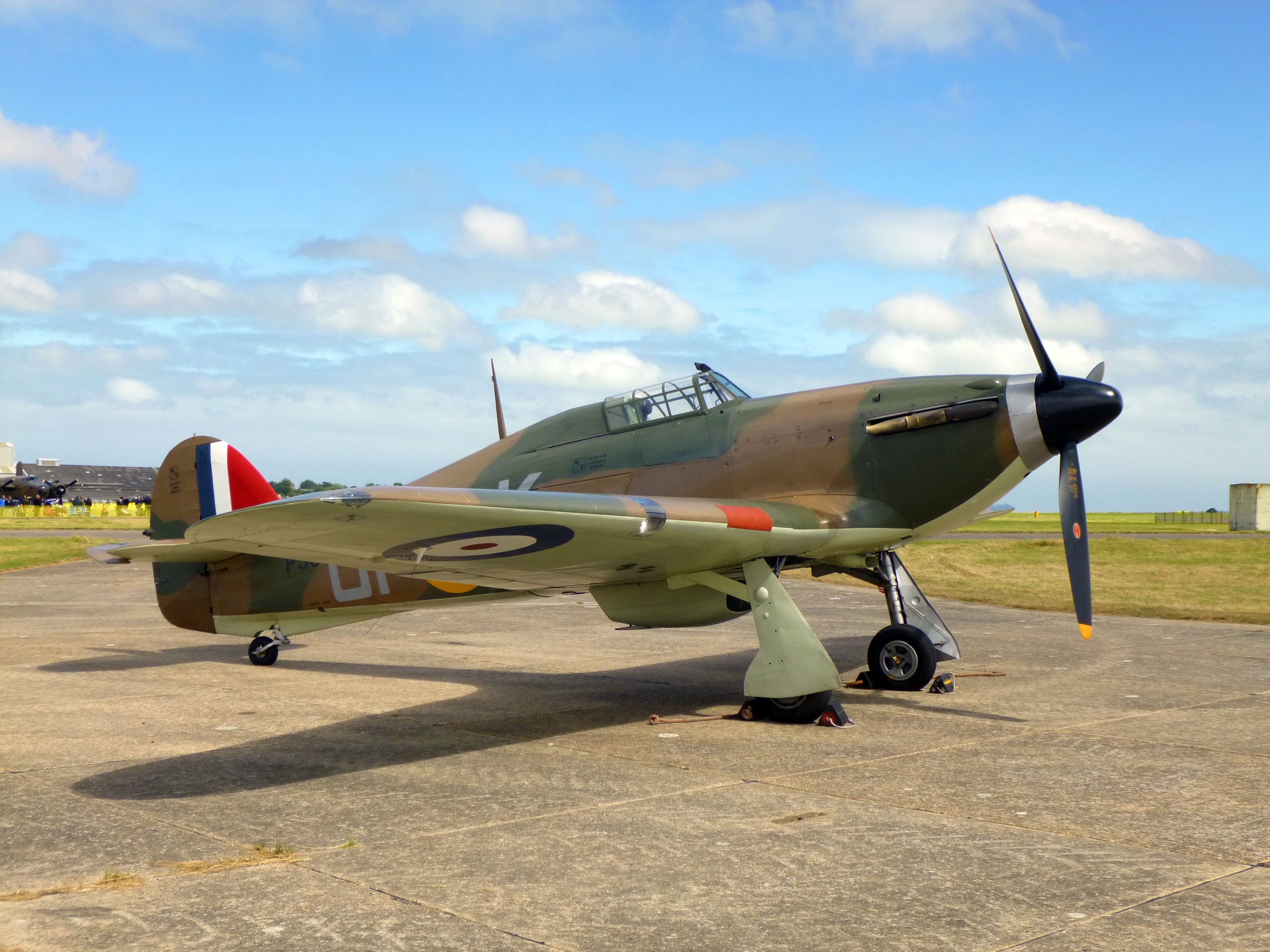 Hawker Hurricane sitting on tarmace