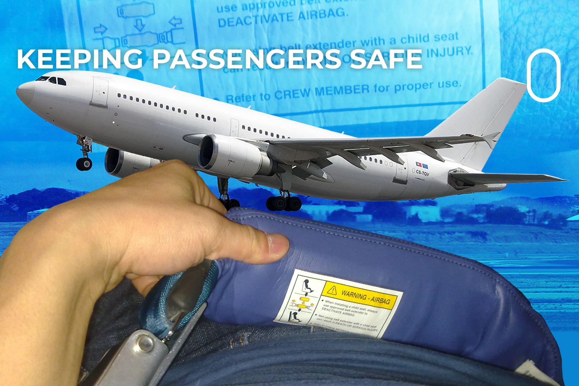 Airplane Seat Belt Extender FAA Compliant